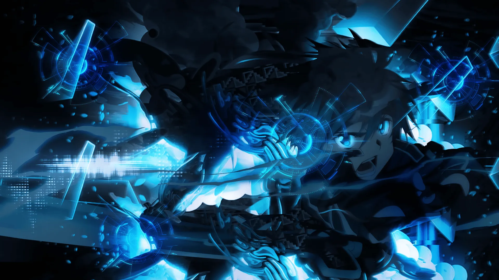Epic Sword Art Online Anime HD Wallpaper: Digital Battle Unleashedx1080