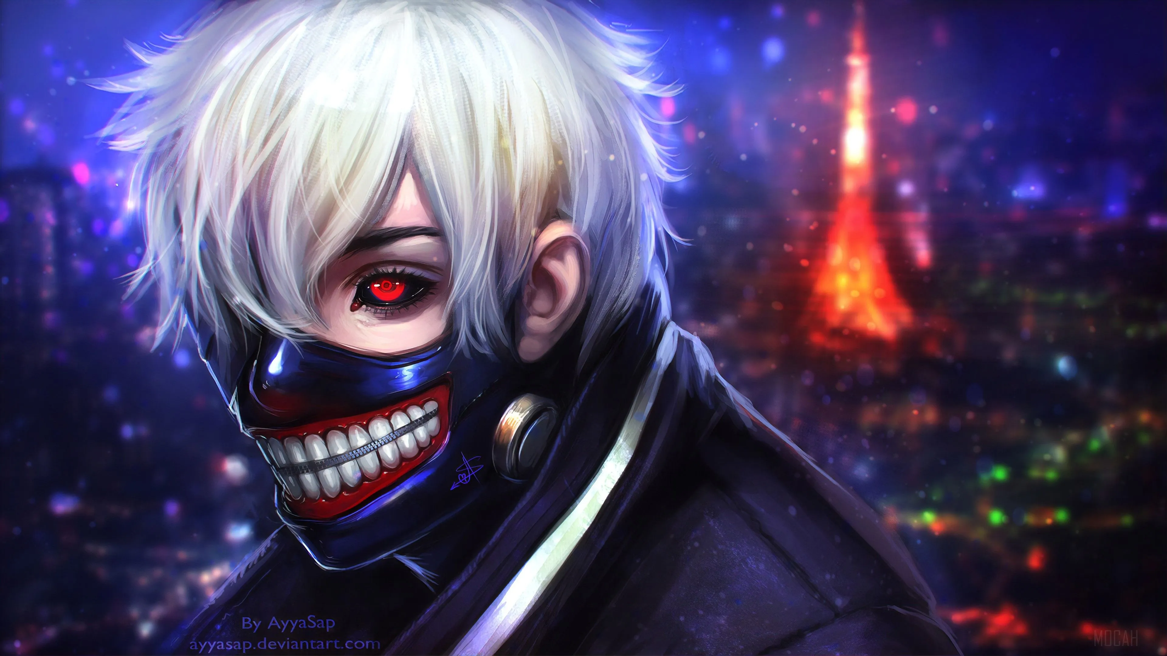 Ken Kaneki From Tokyo Ghoul 4K HD Wallpaper