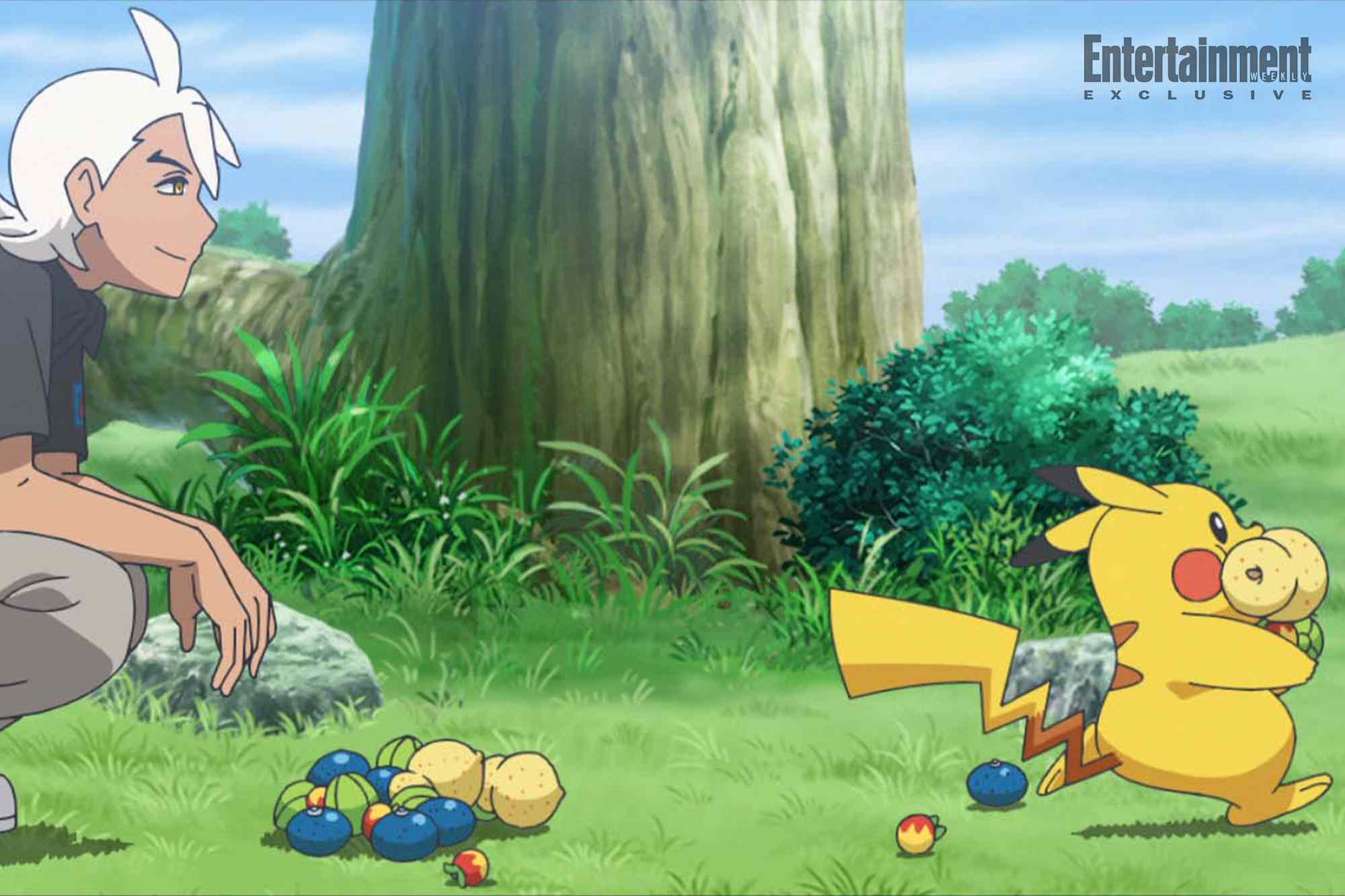 See Pikachu carry berries in 'Pokémon Horizons' exclusive photo