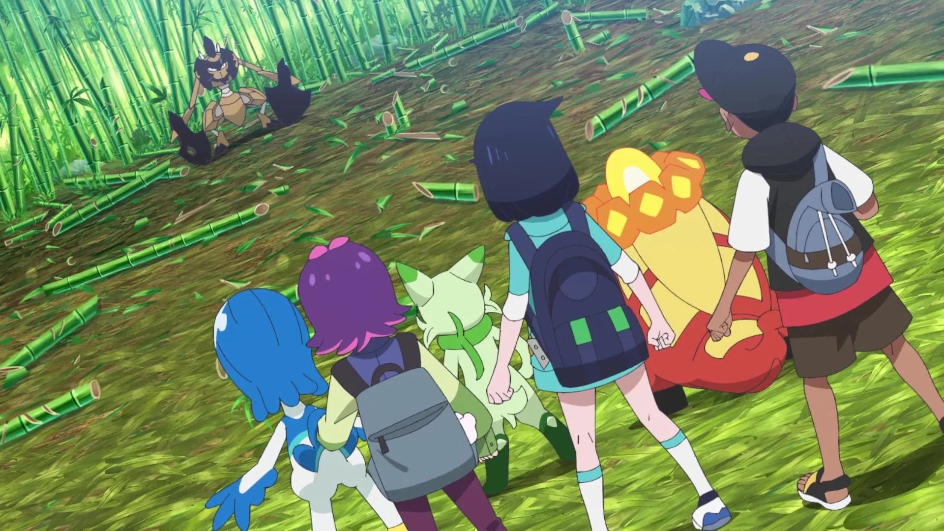 Pokémon Horizons: The Series Kokô no Senshi Basagiri (TV Episode 2024)