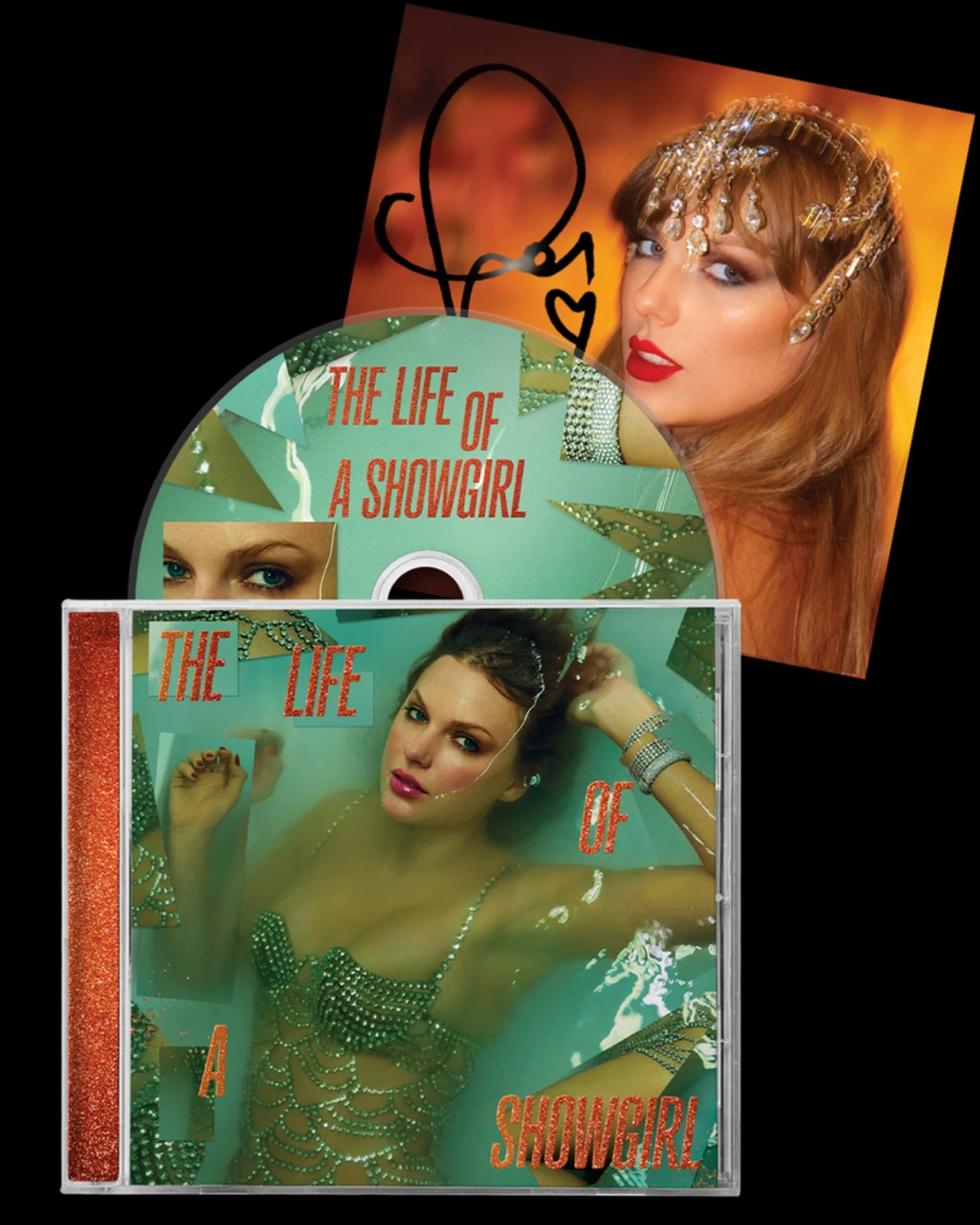 Taylor Swift Life of a Showgirl CD photo 1