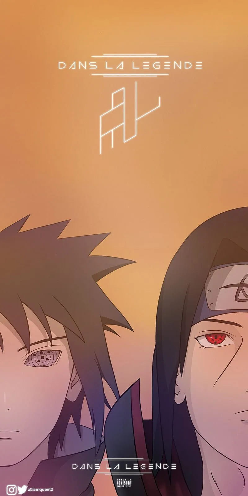 Sasuke and Itachi, naruto, uchiwa, HD phone wallpaper