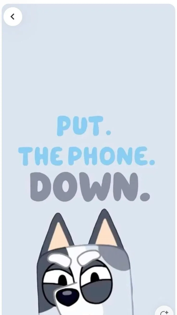 Muffin from bluey wallpaper