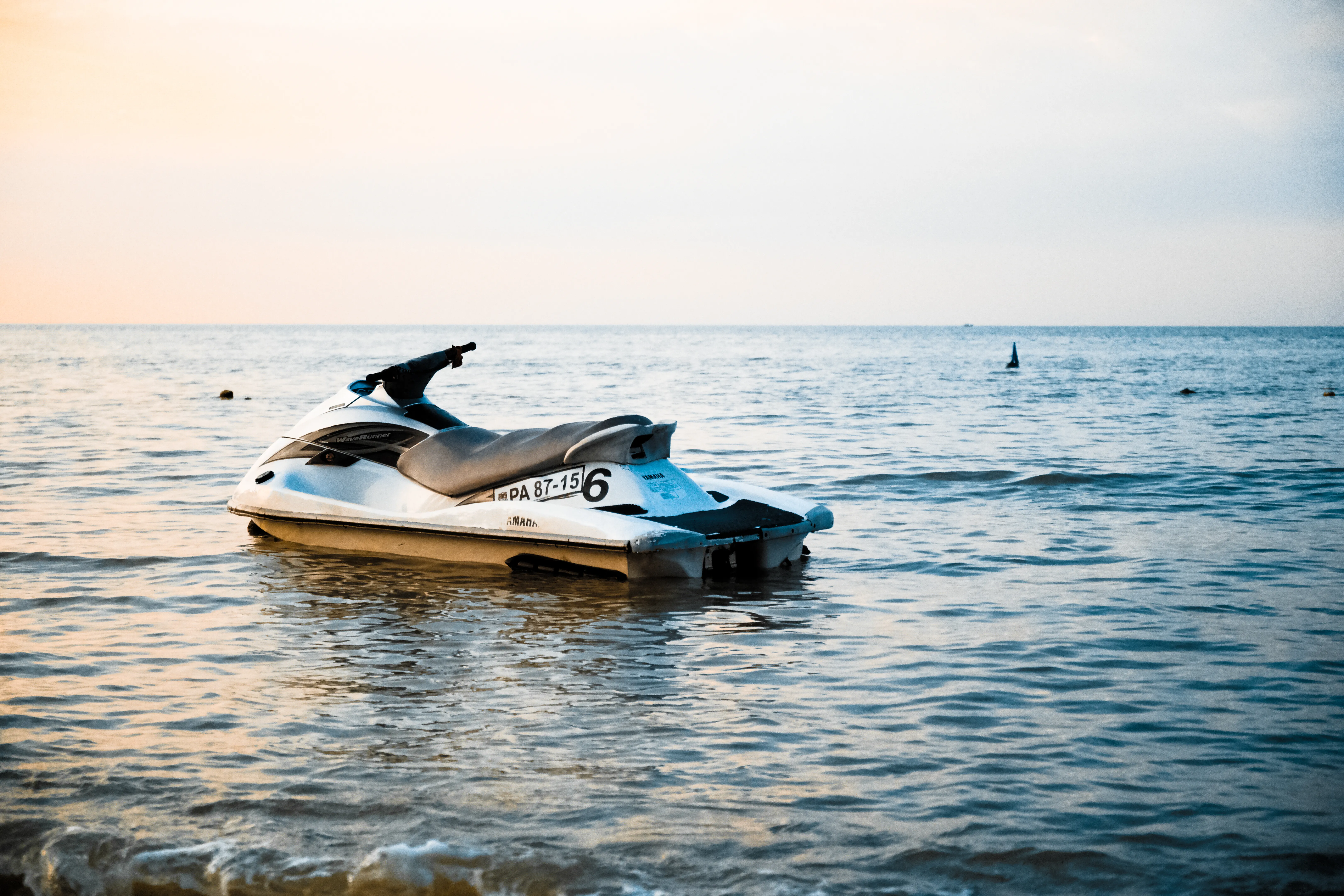 White and Black Personal Watercraft on Body of Water · Free