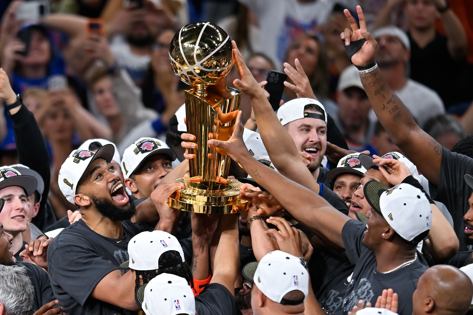 Photos: Knicks Fans Celebrate Their NBA Championship