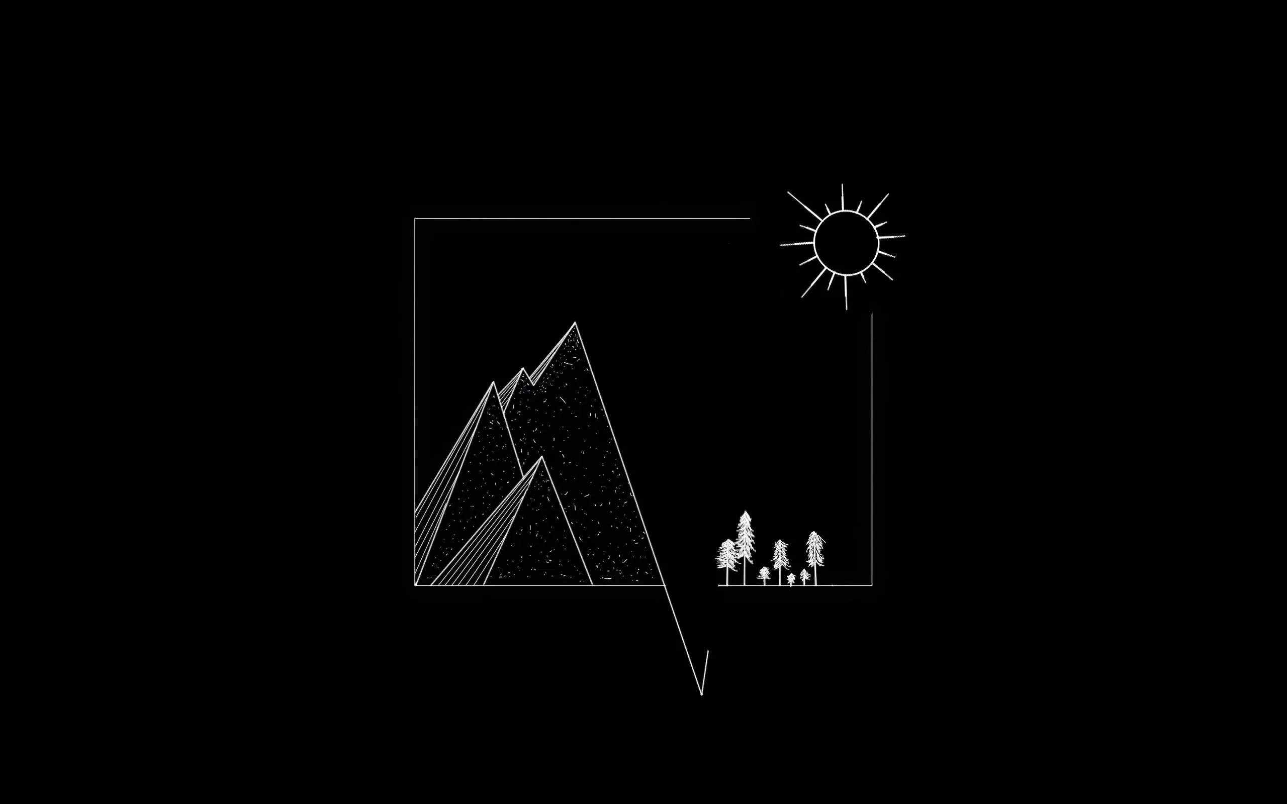Dark Minimal Scenery 4k Wallpaper, 2560x1600 Resolution HD 4k Wallpaper, Image, Background, Photos and Picture