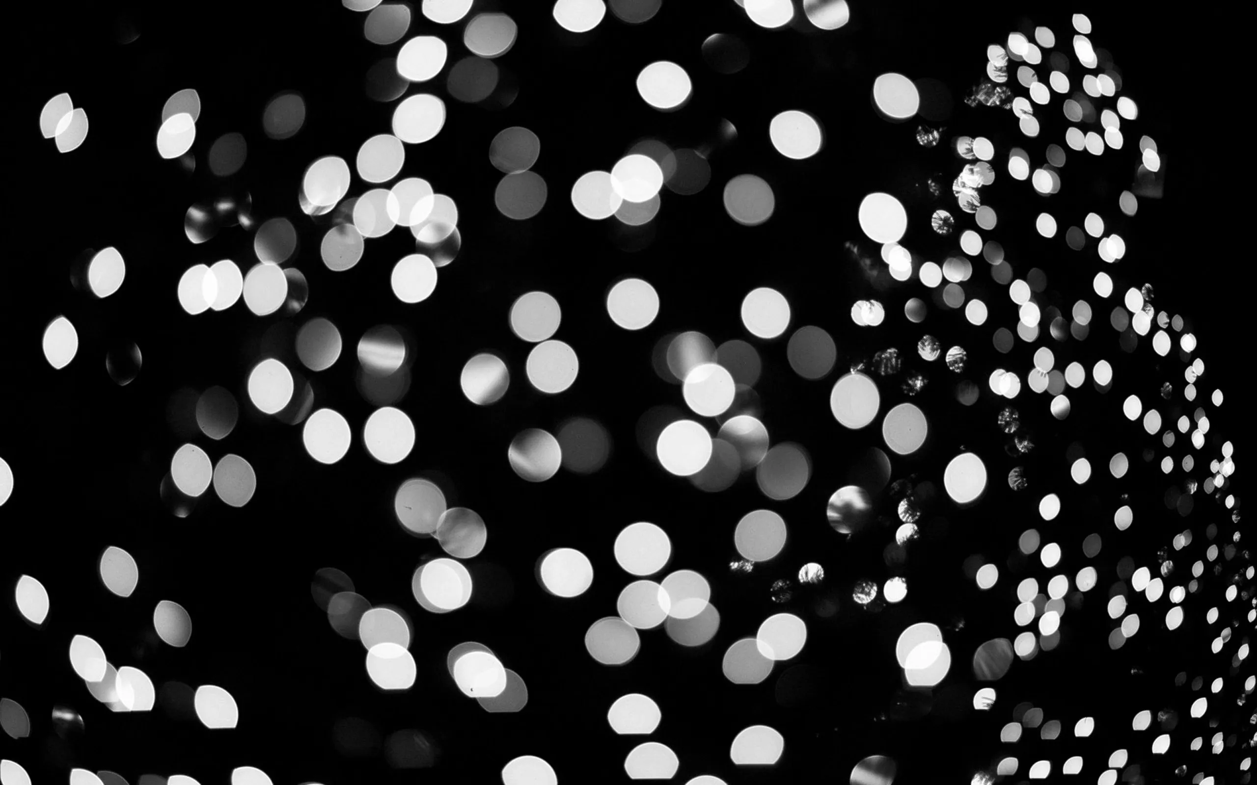 Wallpaper White and Black Polka Dot Textile, Background Free Image