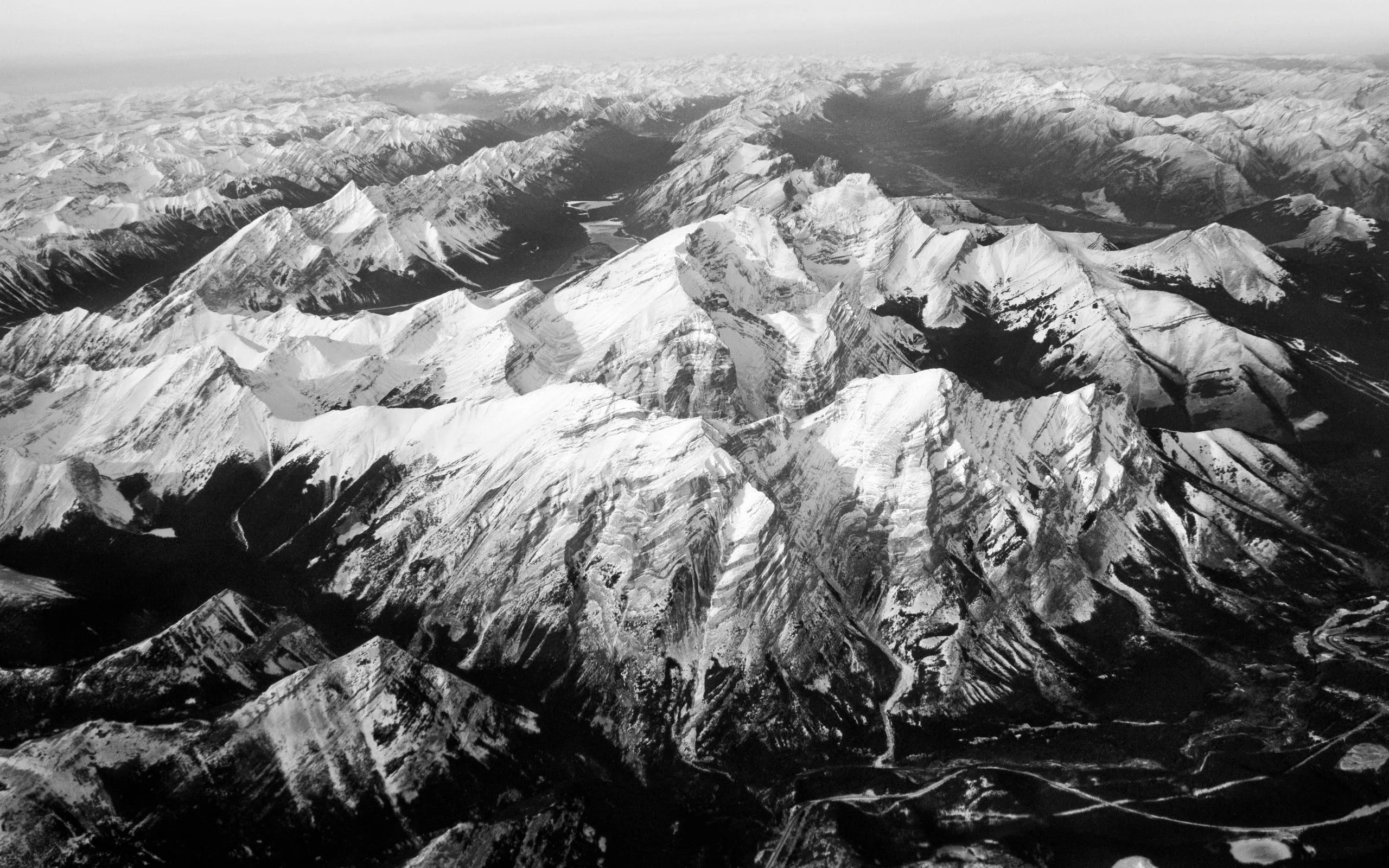 black, And, White, Mountains Wallpaper HD / Desktop and Mobile Background