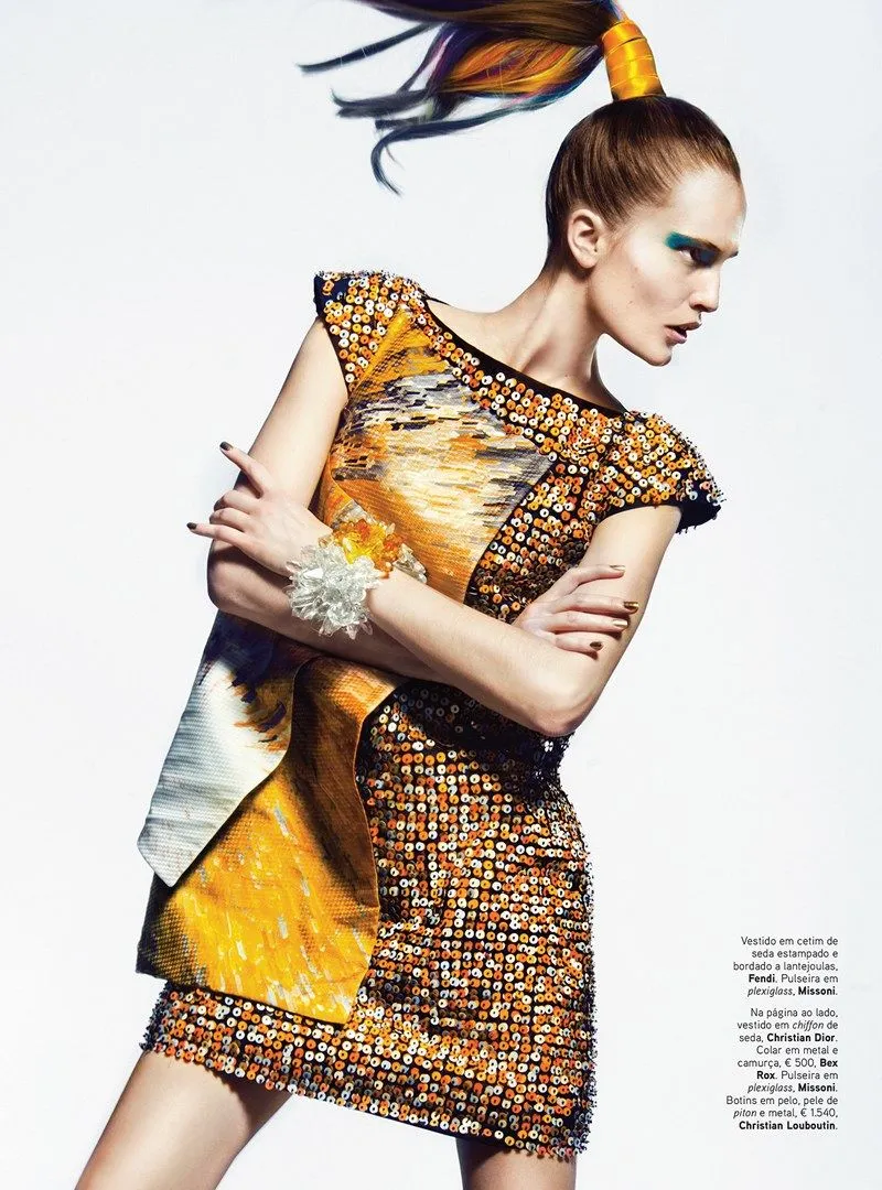 Alla Kostromichova in Vogue Portugal May 2013