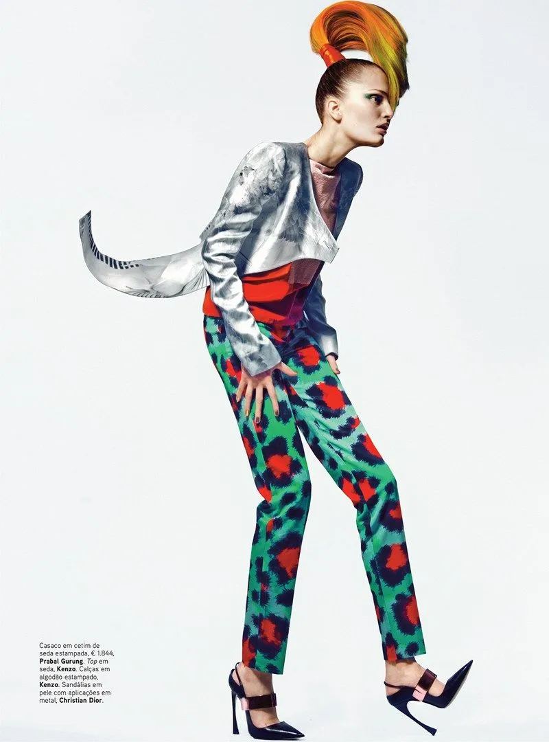 Alla Kostromichova in Vogue Portugal May 2013
