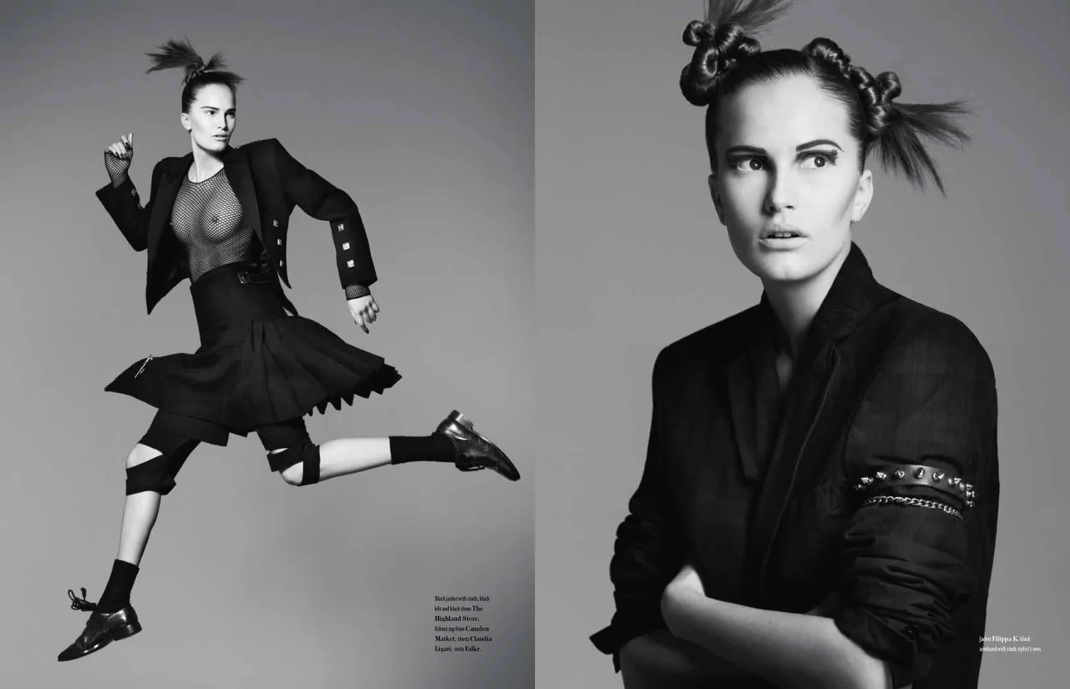 Alla Kostromichova In Bon Magazine Spring Summer 2011
