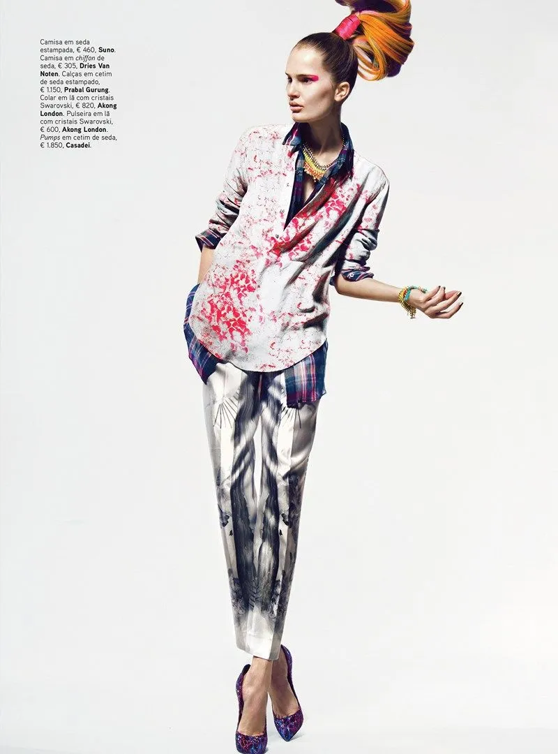 Alla Kostromichova in Vogue Portugal May 2013