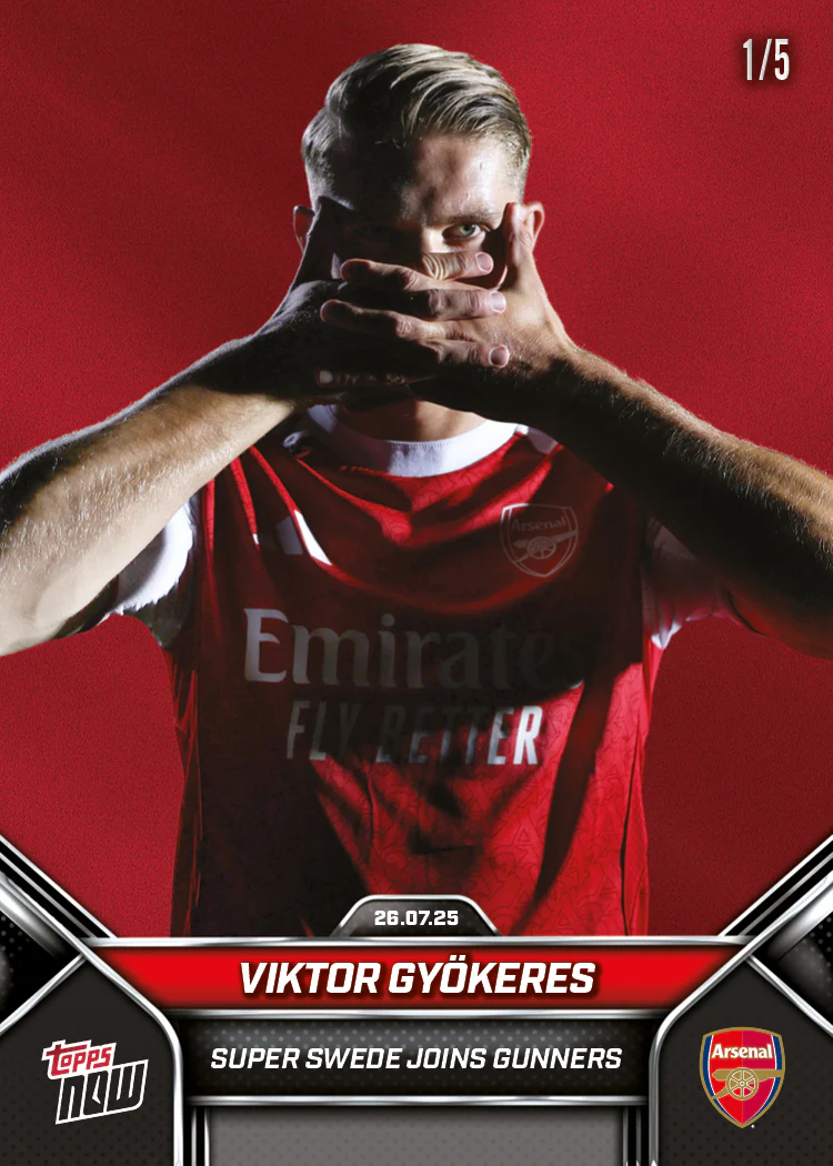 Viktor Gyökeres Arsenal FC Topps NOW® 2: 2605