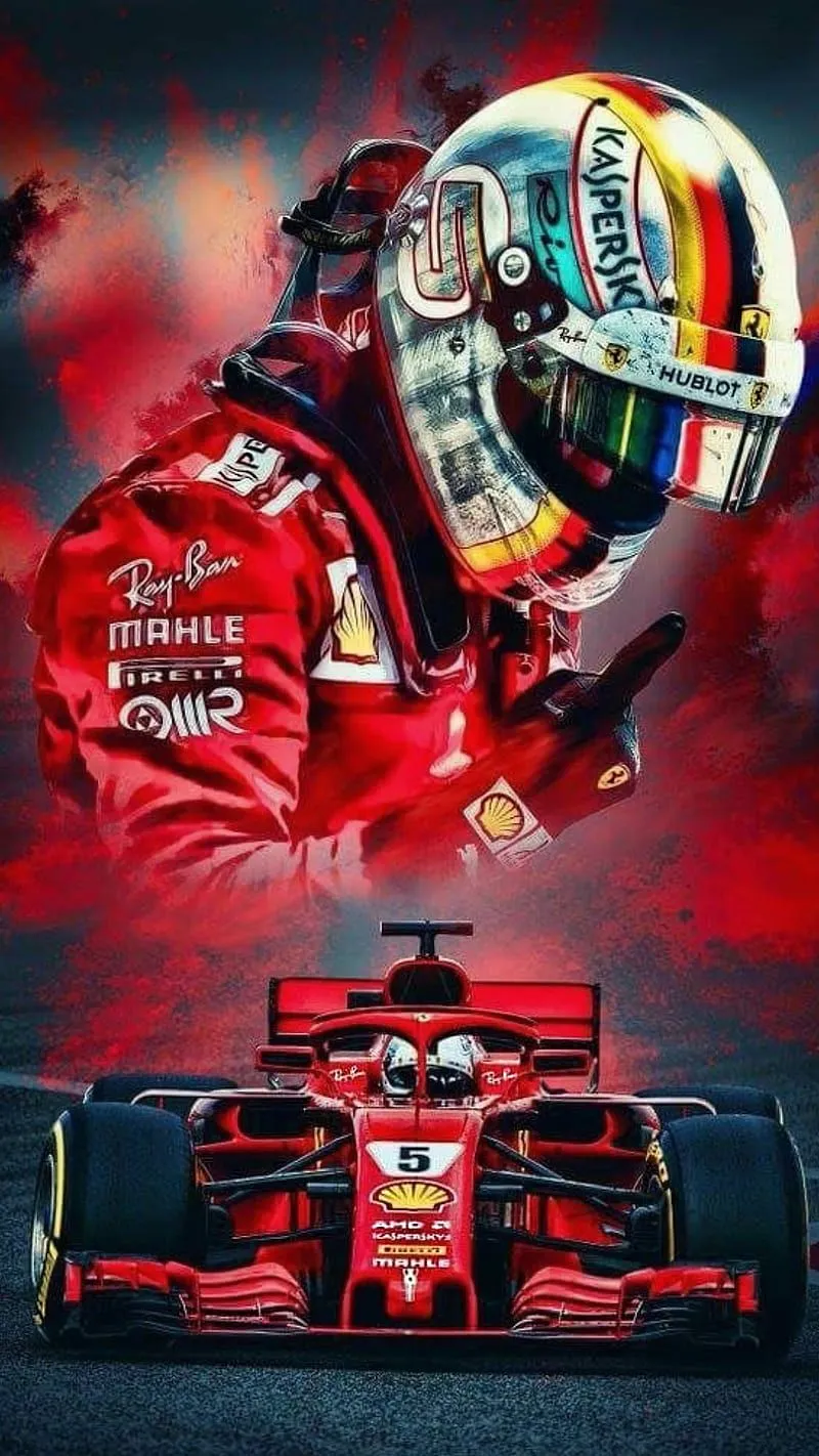 Vettel, driver, f1, fast, ferrari, formula 1, formula one, germany, italy, race, HD phone wallpaper