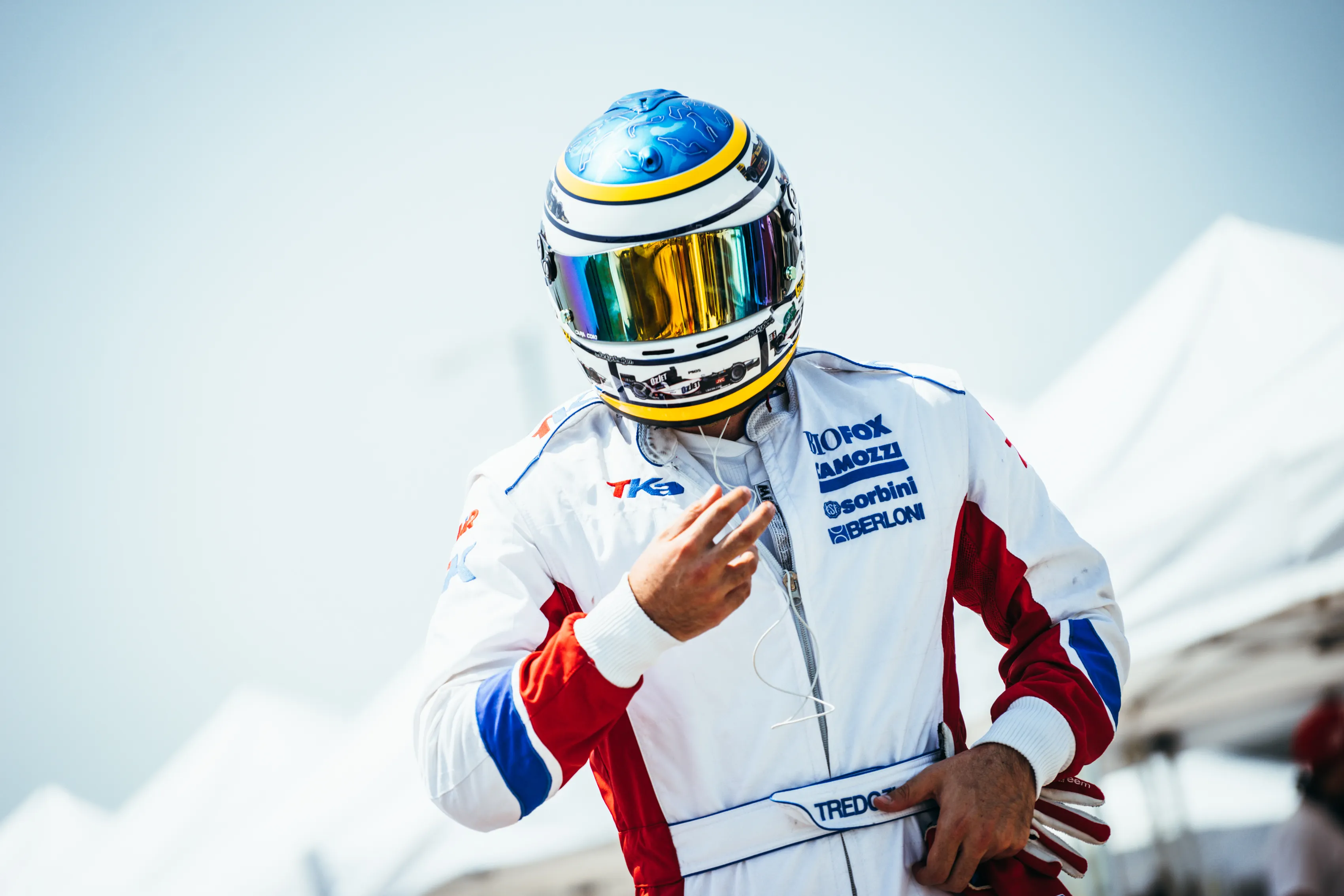 Racing Driver in Racing Suit · Free