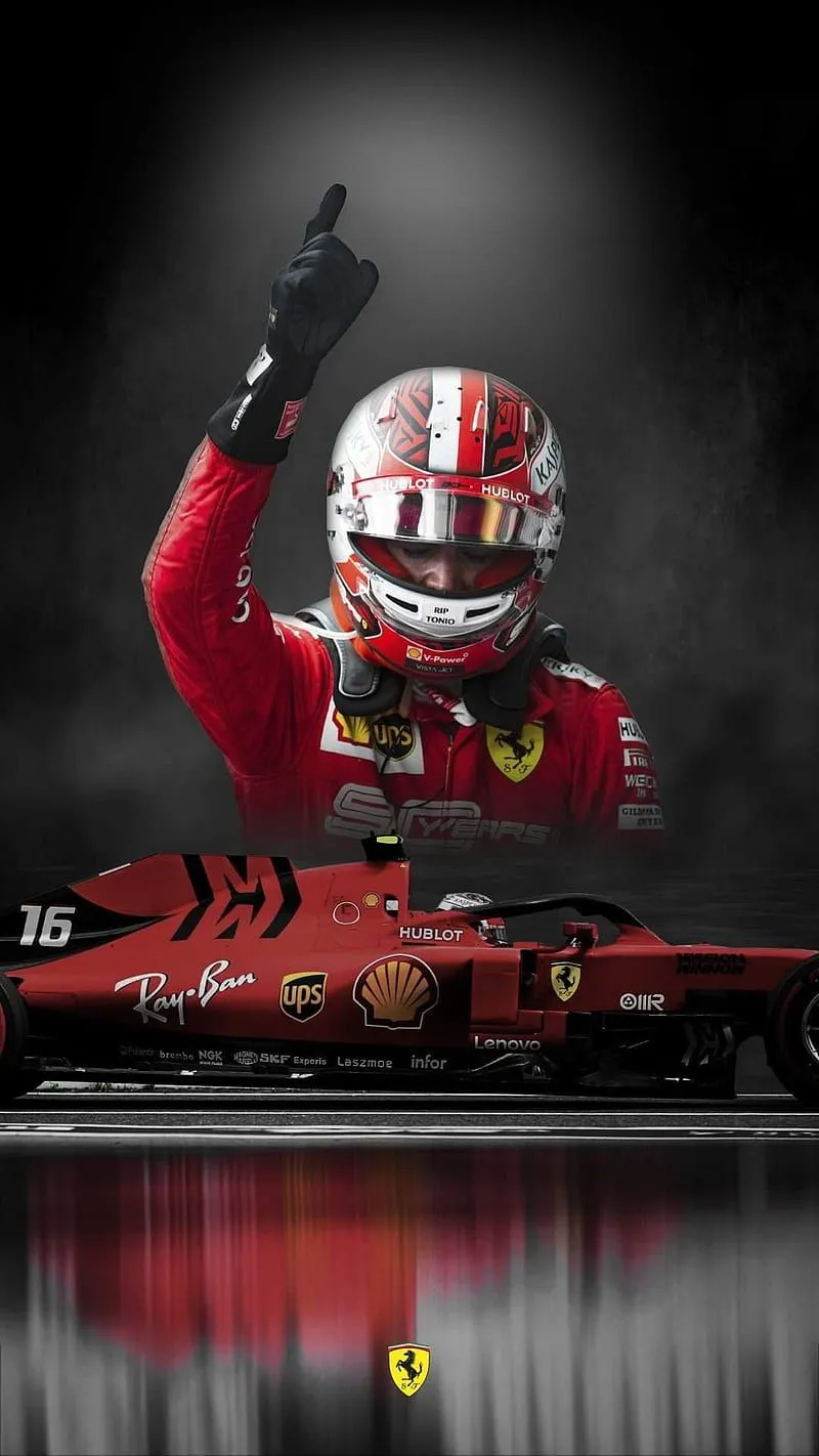 Leclerc, driver, f 1, f one, fast, ferrari, formula 1, formula one, italy, monaco, HD phone wallpaper
