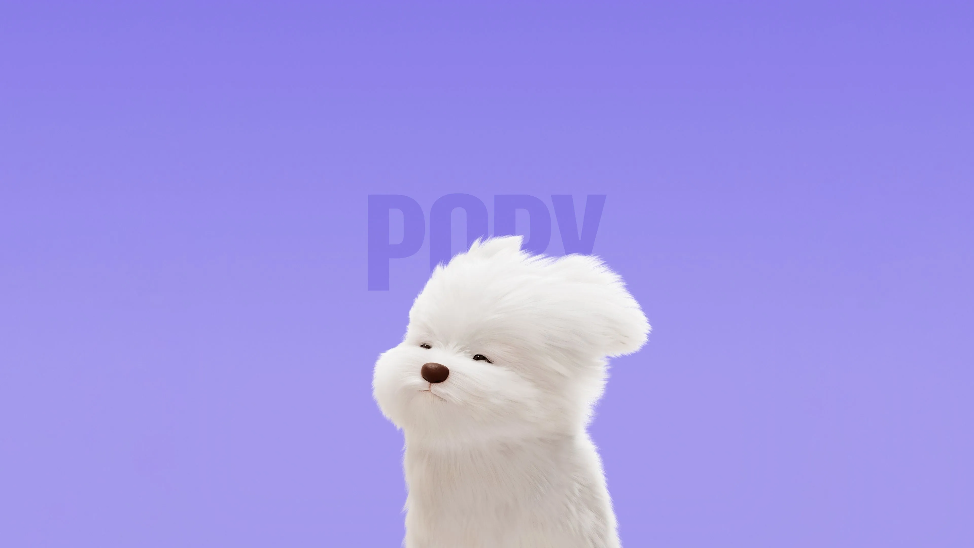 Maltese Dog Wallpaper 4K, Cute cartoon, 5K