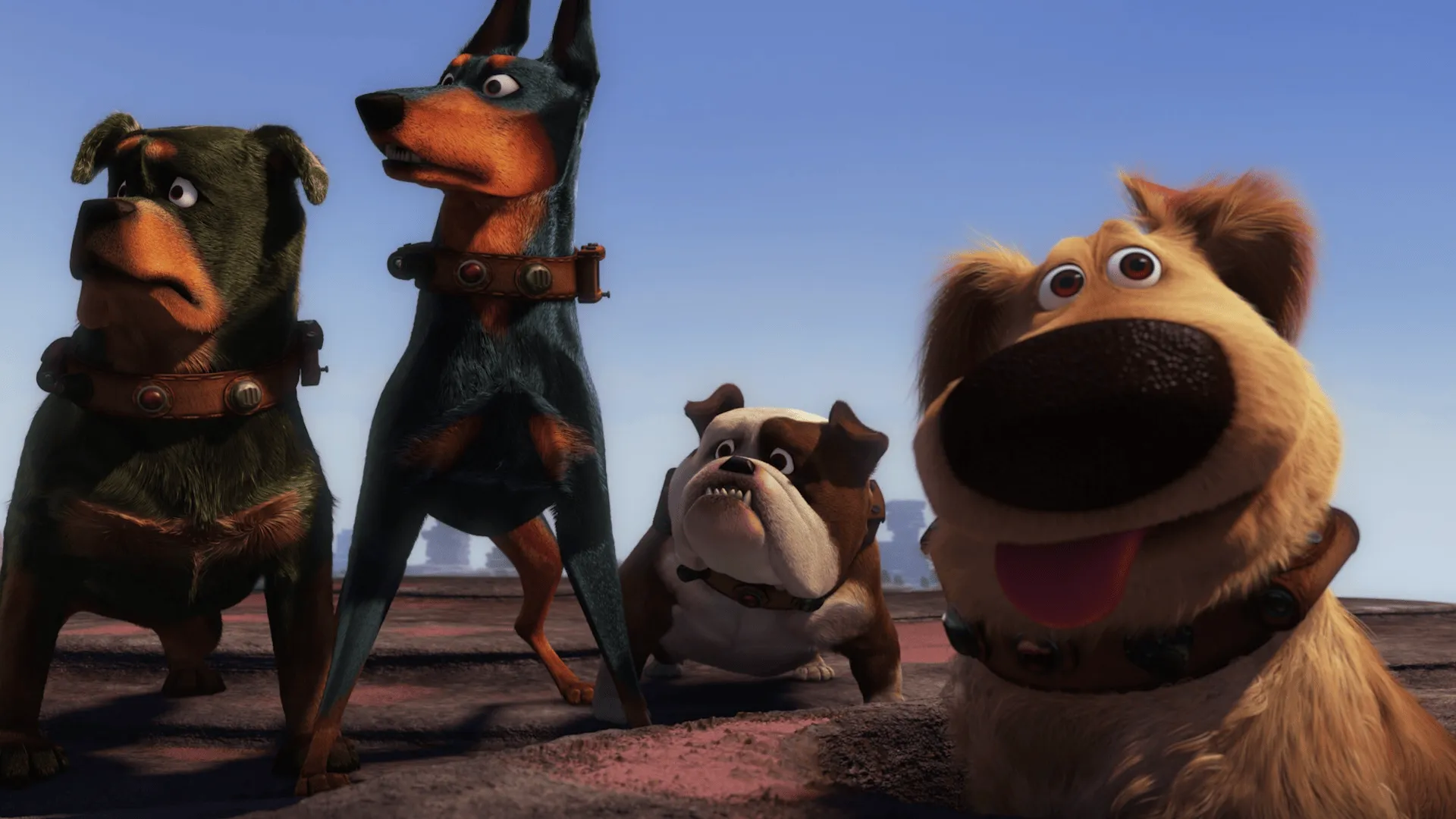 Dogs cartoon Up Desktop wallpaper 1024x1024
