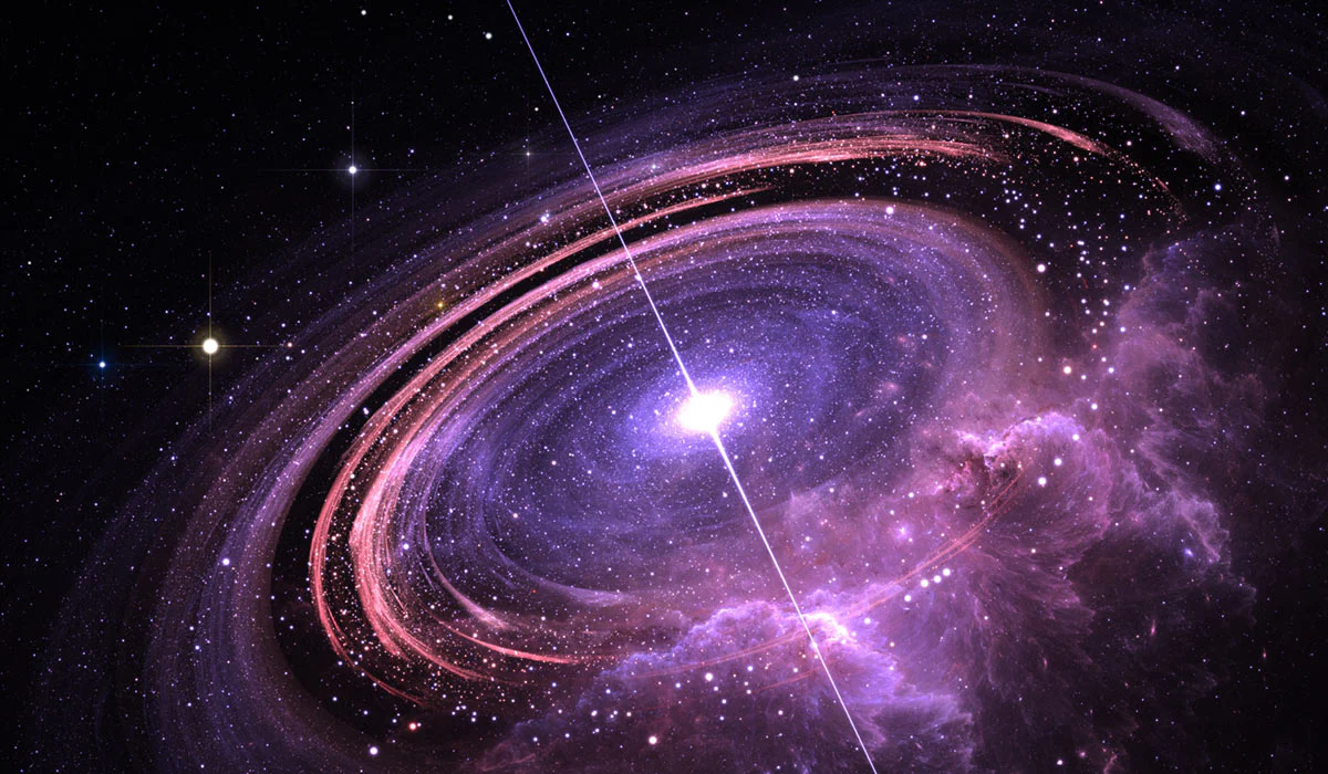Mystical Space Galaxy Themed Mural Wallpaper