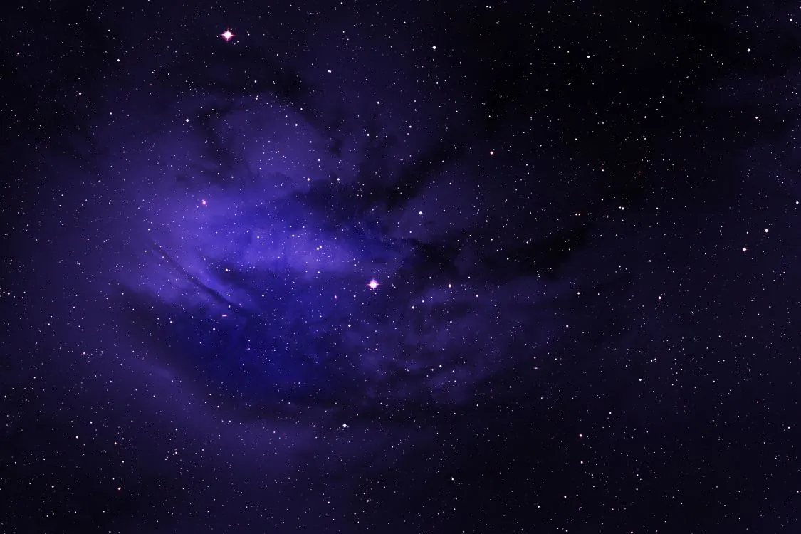 Wallpaper Purple and Black Galaxy Sky, Background Free Image