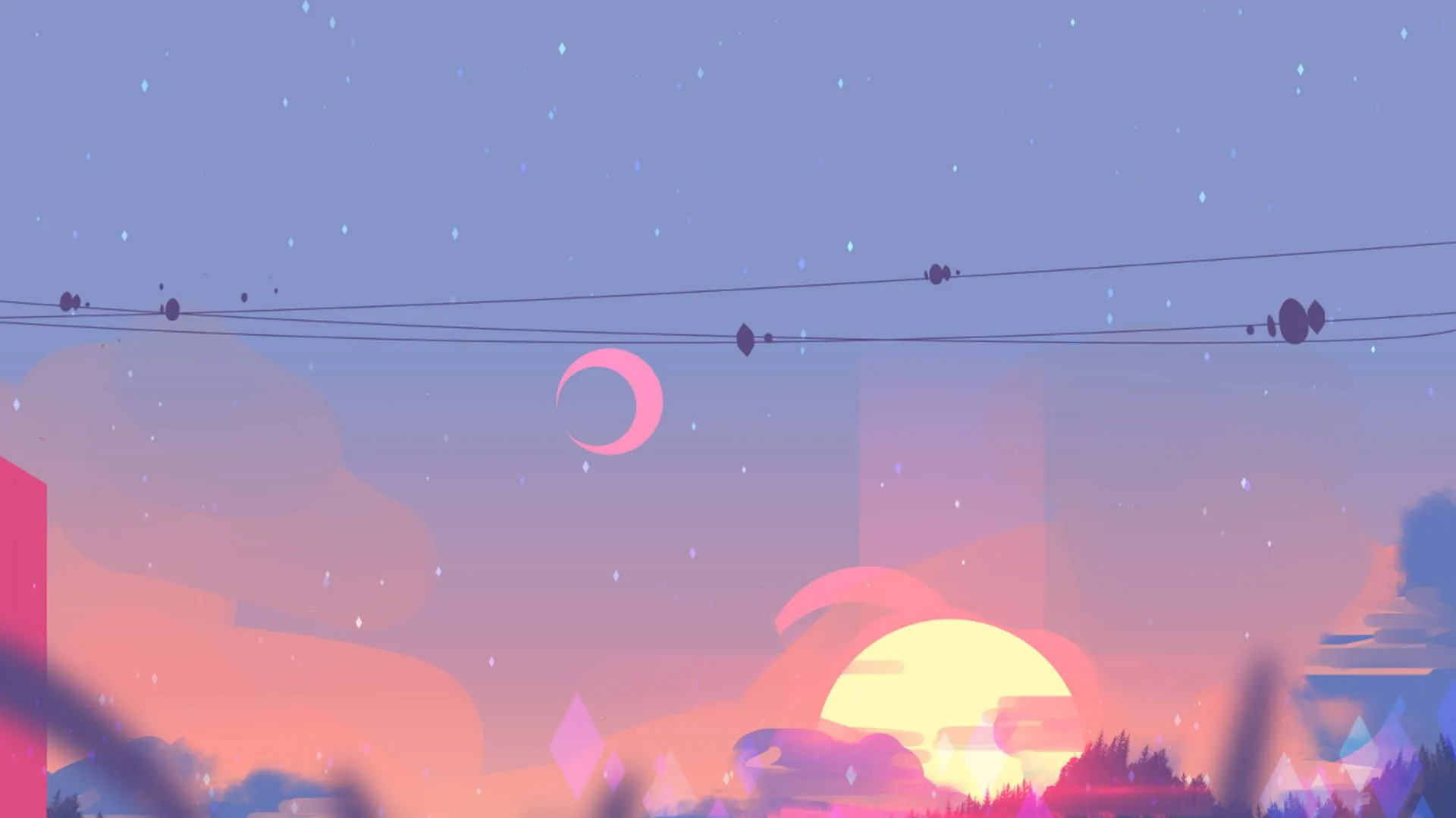 Download Aesthetic Desktop Twilight Scenery Wallpaper