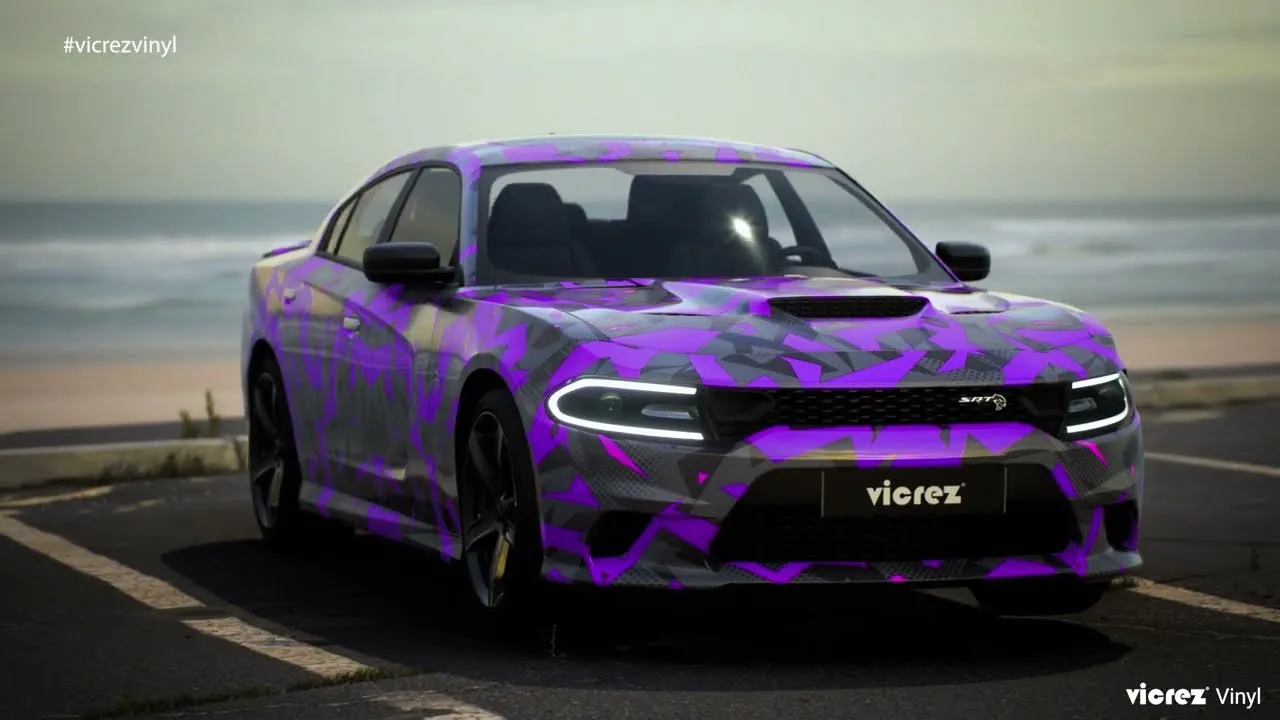 Dodge Charger hits different with Purple