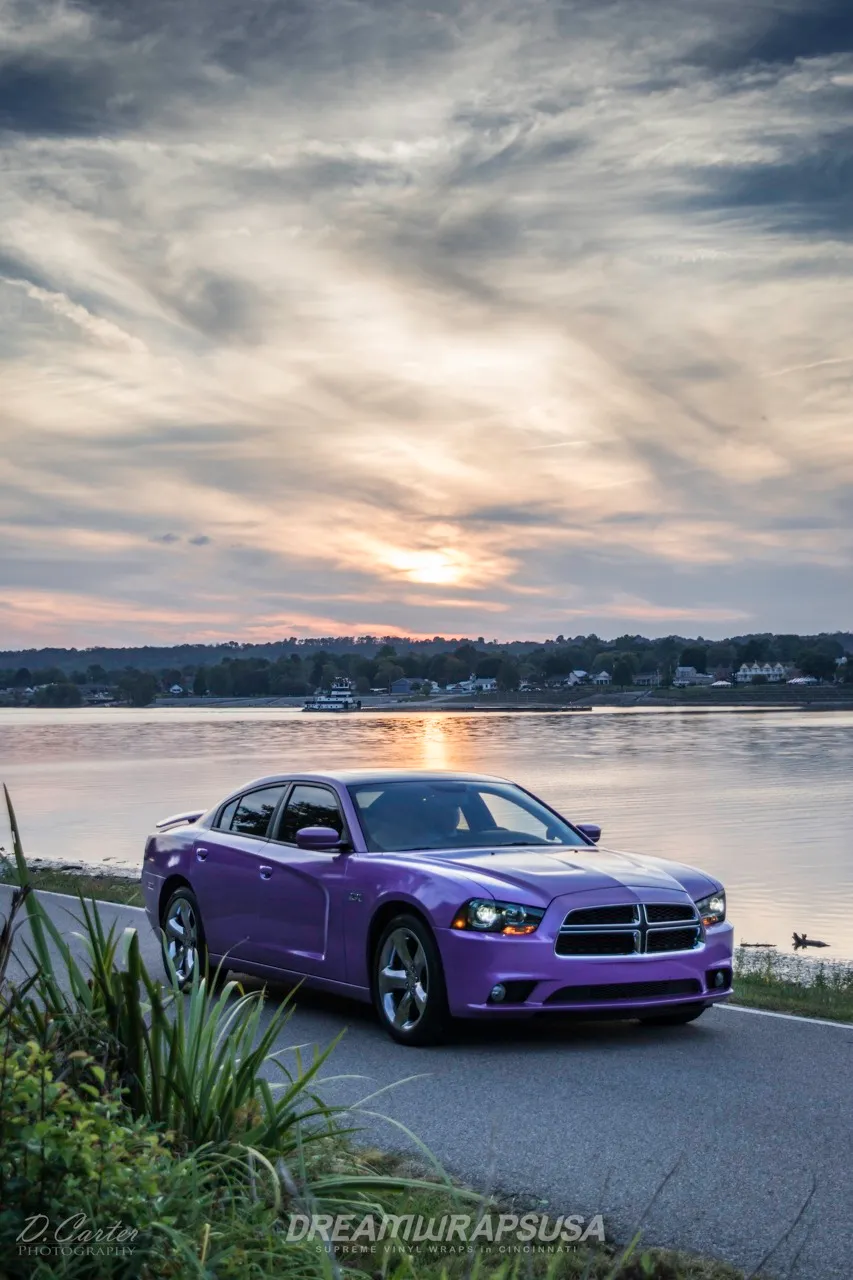 Diamond Purple Charger Wrap