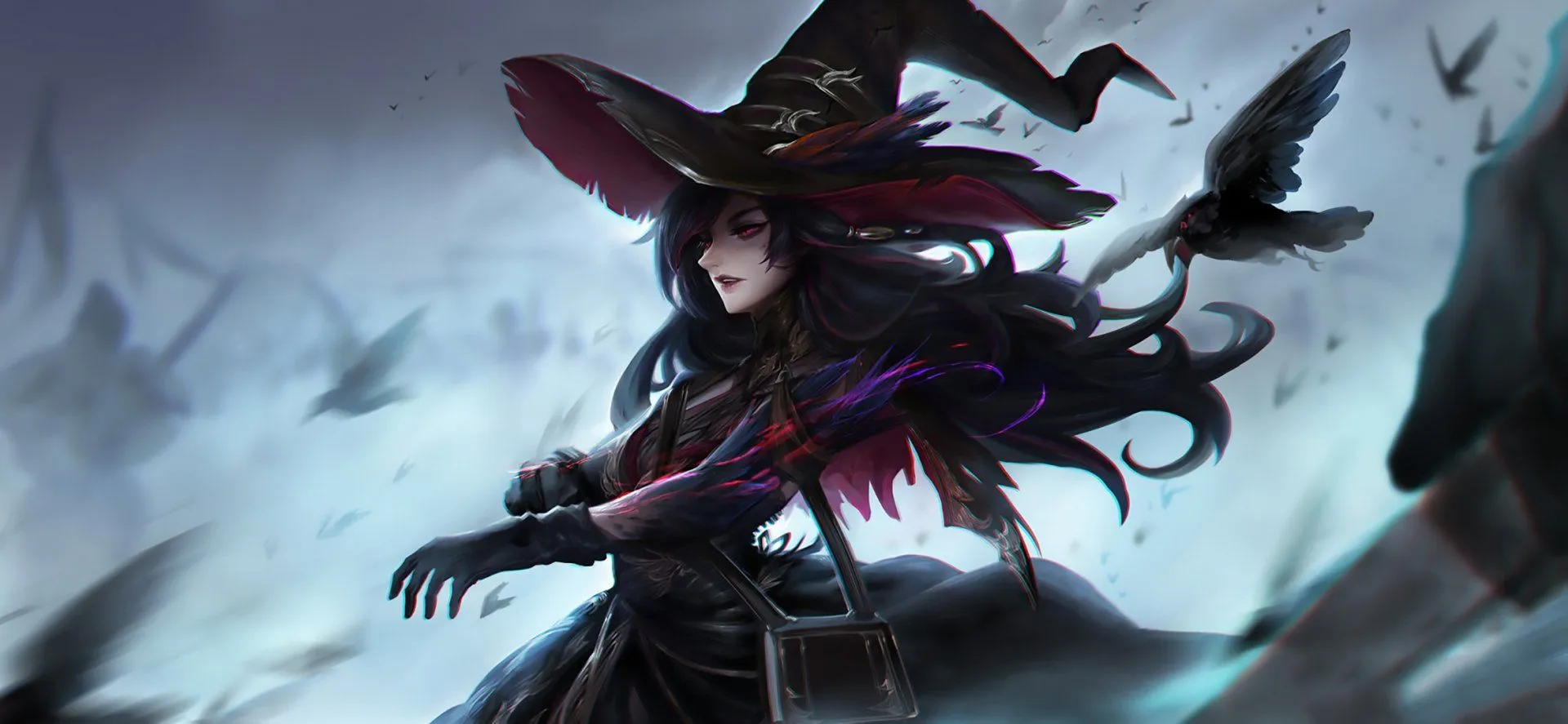 Enchanted Witch HD Fantasy Wallpaper