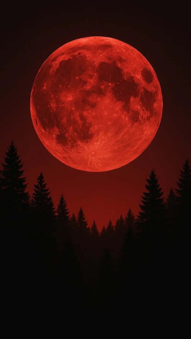 Blood Moon Wallpaper Image Wallpaper