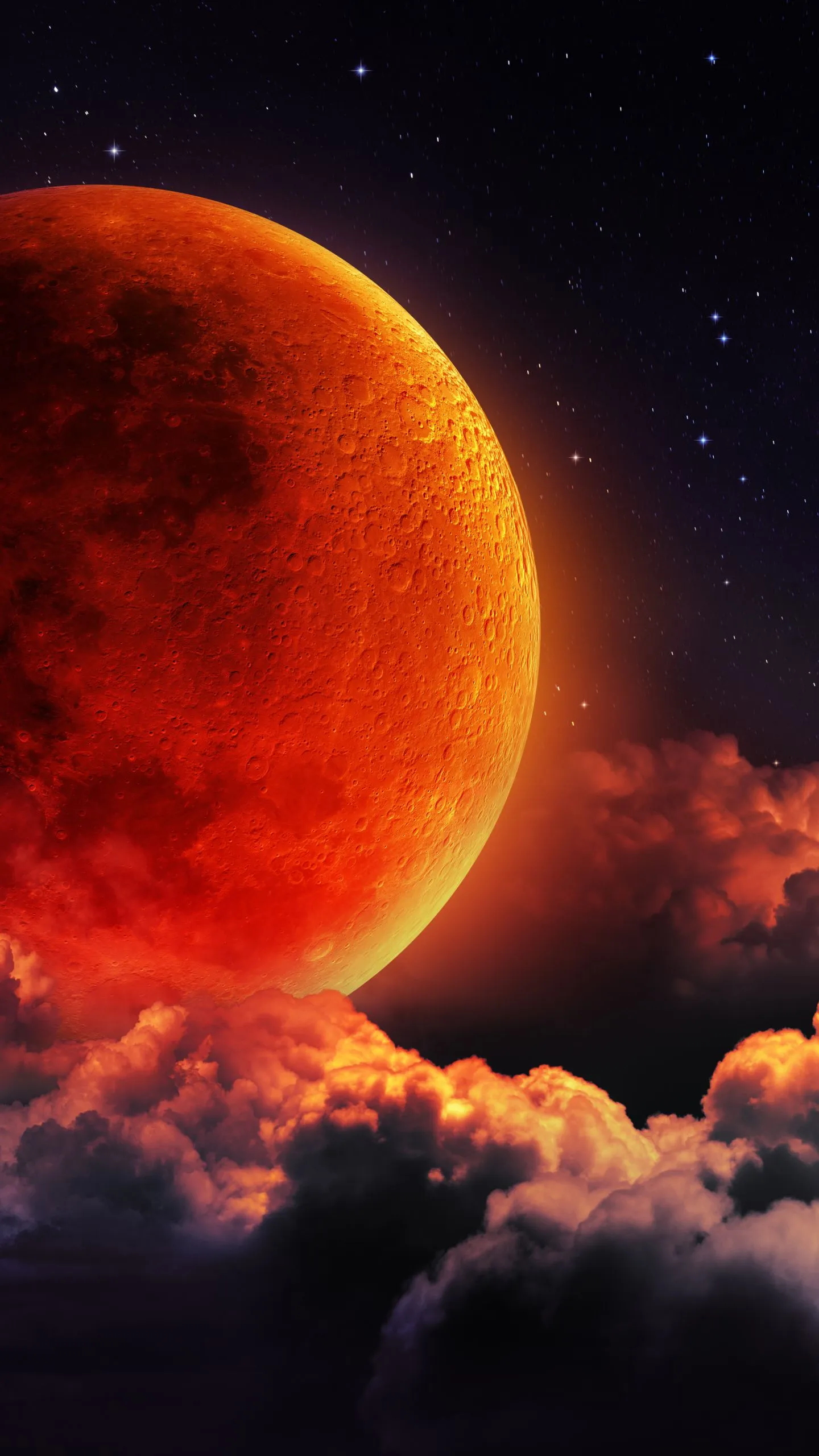Phone wallpaper: Sci Fi, Moon 1242777