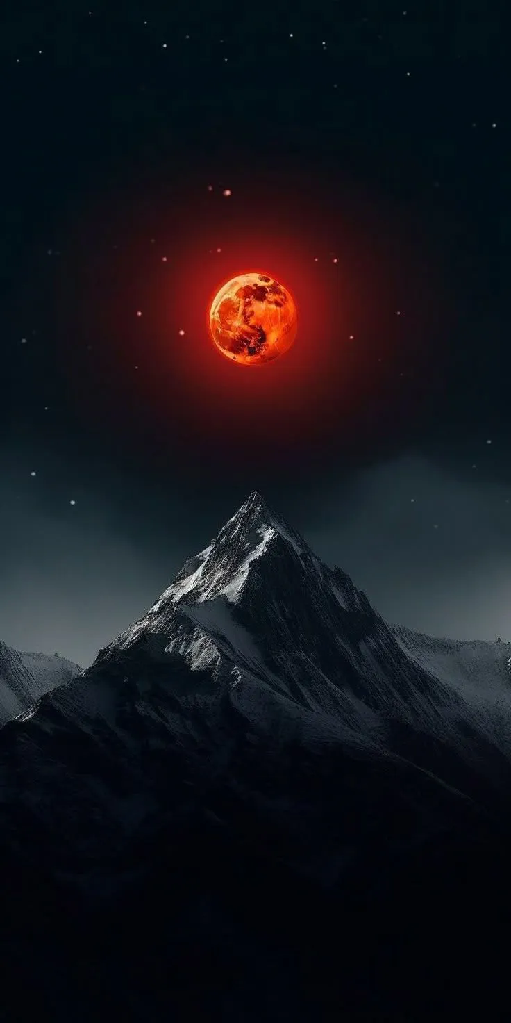 Download Free Mobile Phone Wallpaper Red Moon