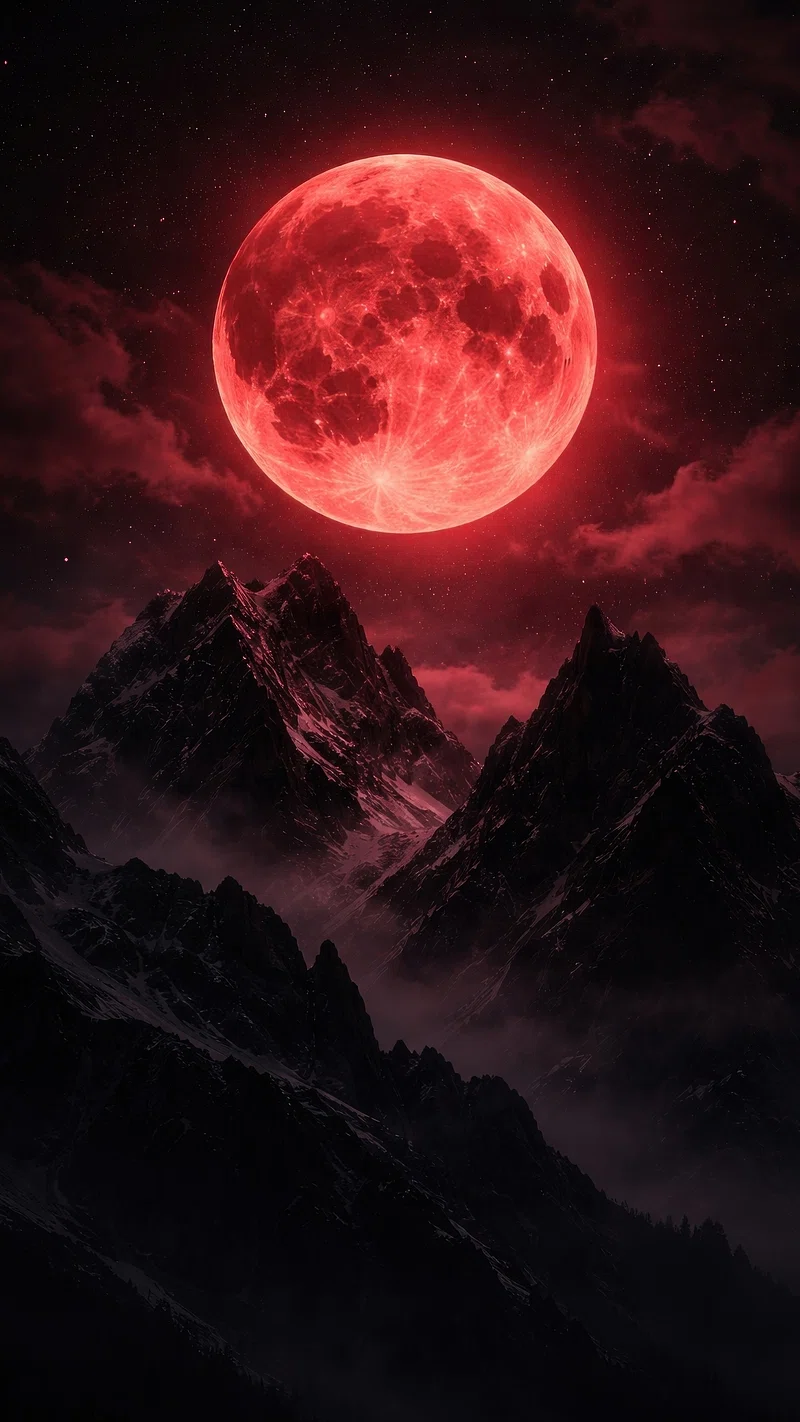 Blood Moon Wallpaper Image Wallpaper