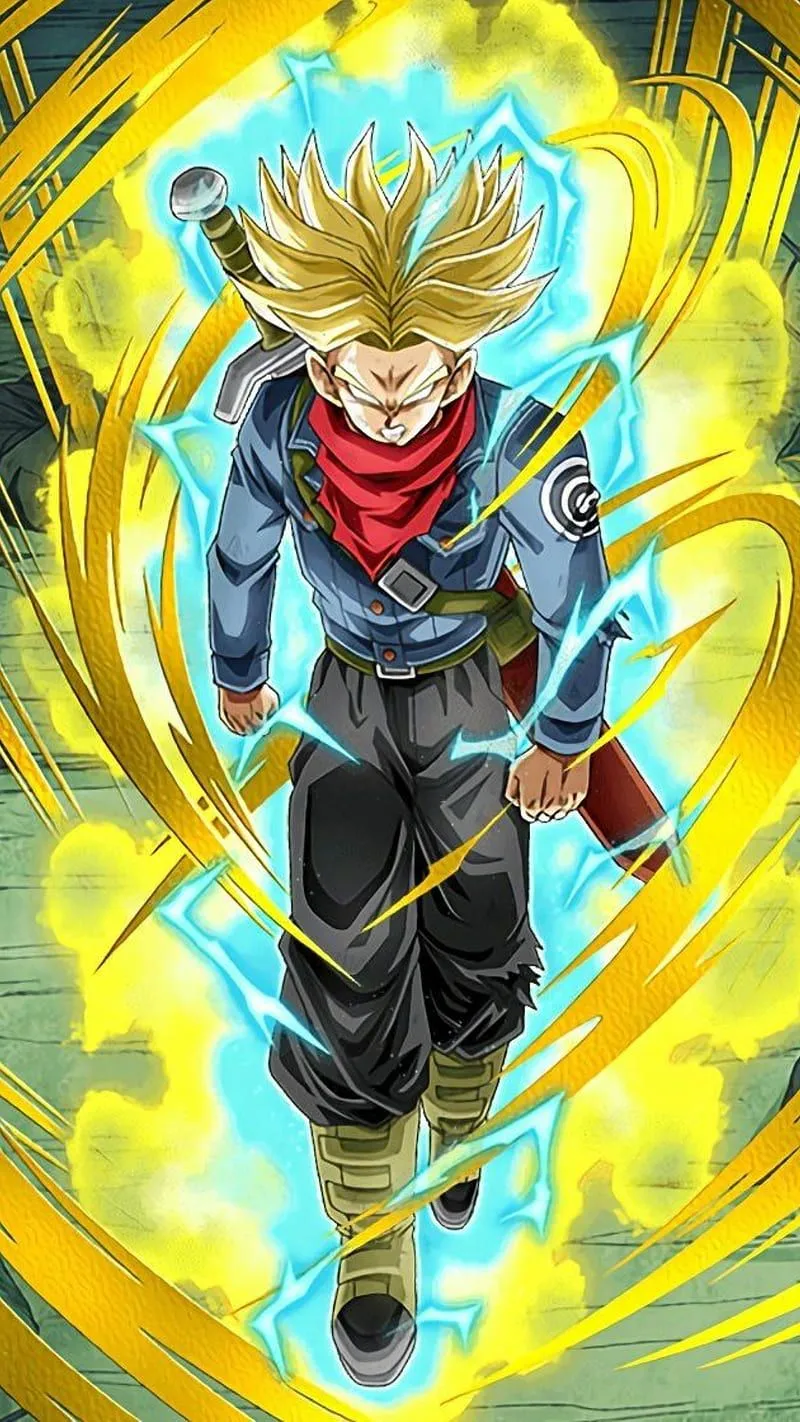 Future Trunks, anime, ball, drgon, saiyan, super, HD phone wallpaper