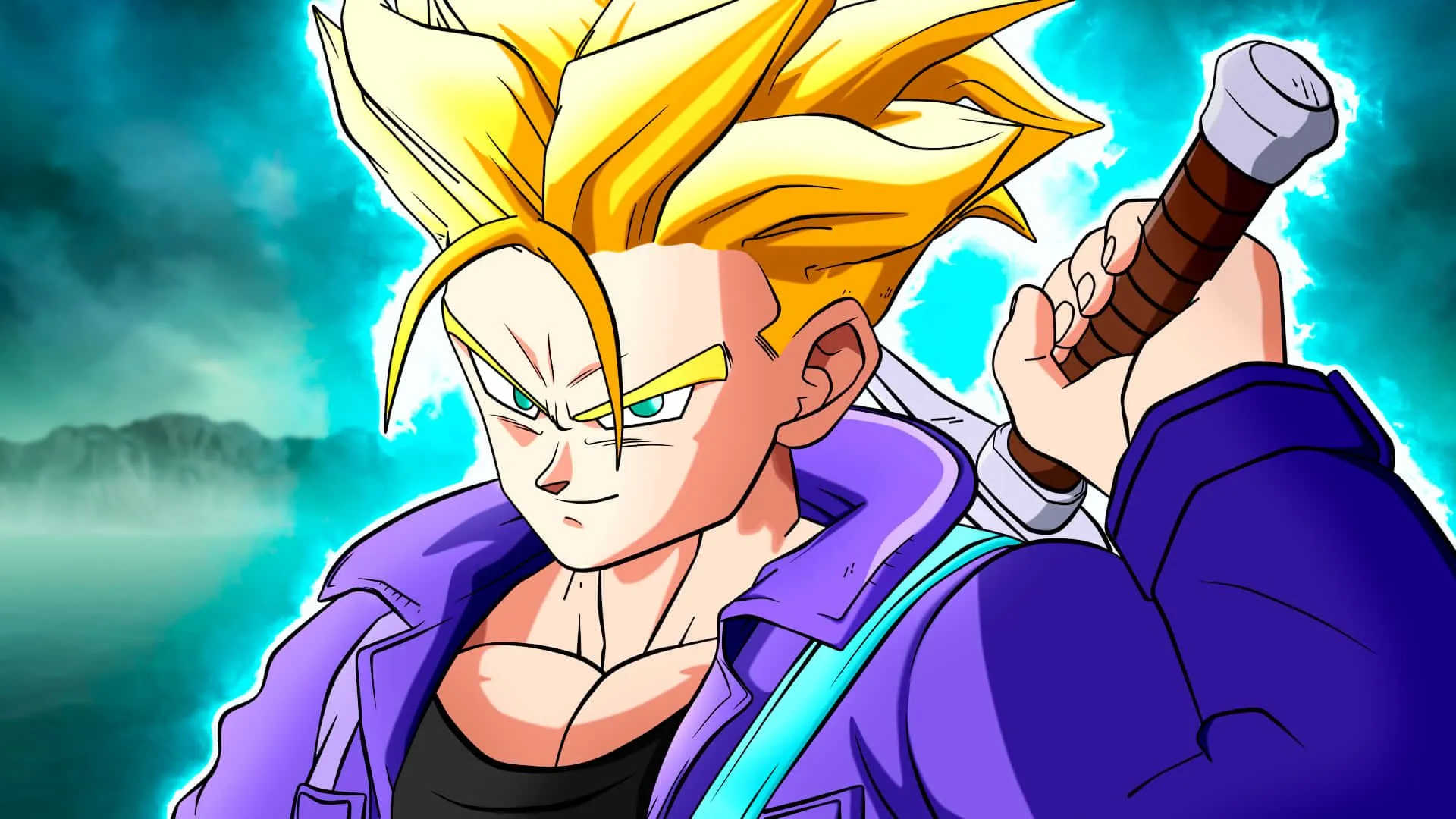 Download The Eternal Saiyan, Trunks of Dragon Ball Z Wallpaper