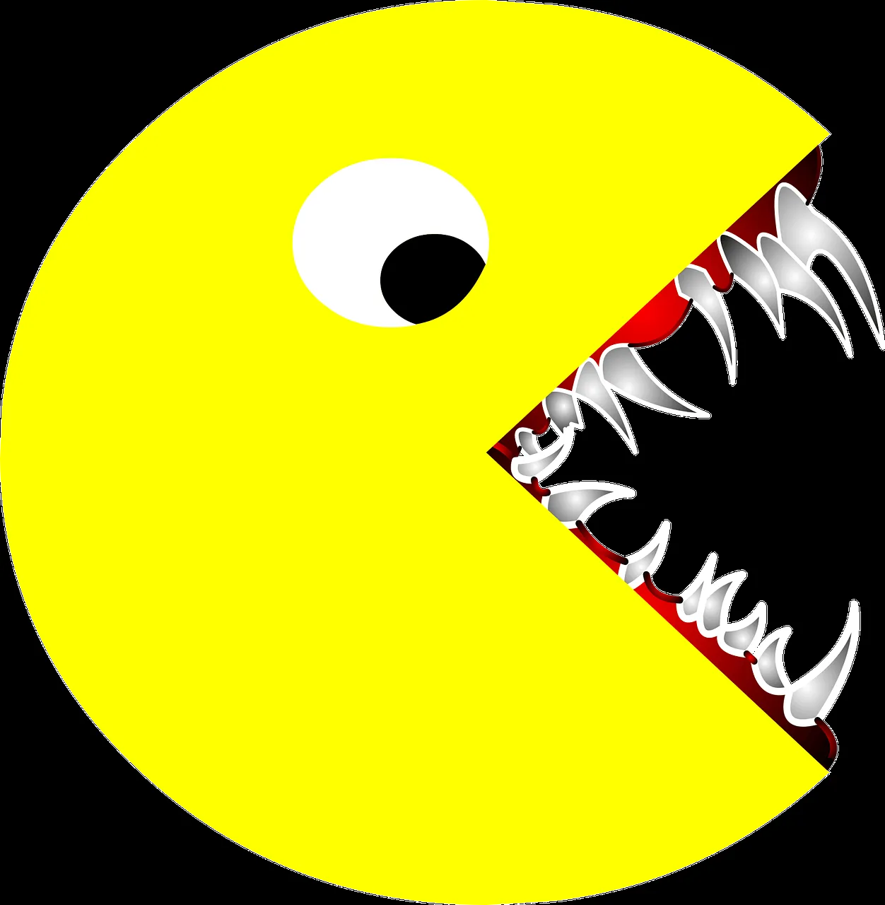 Download Free Photo Of Scary, Pacman, Pac Man, Sharp, Teeth