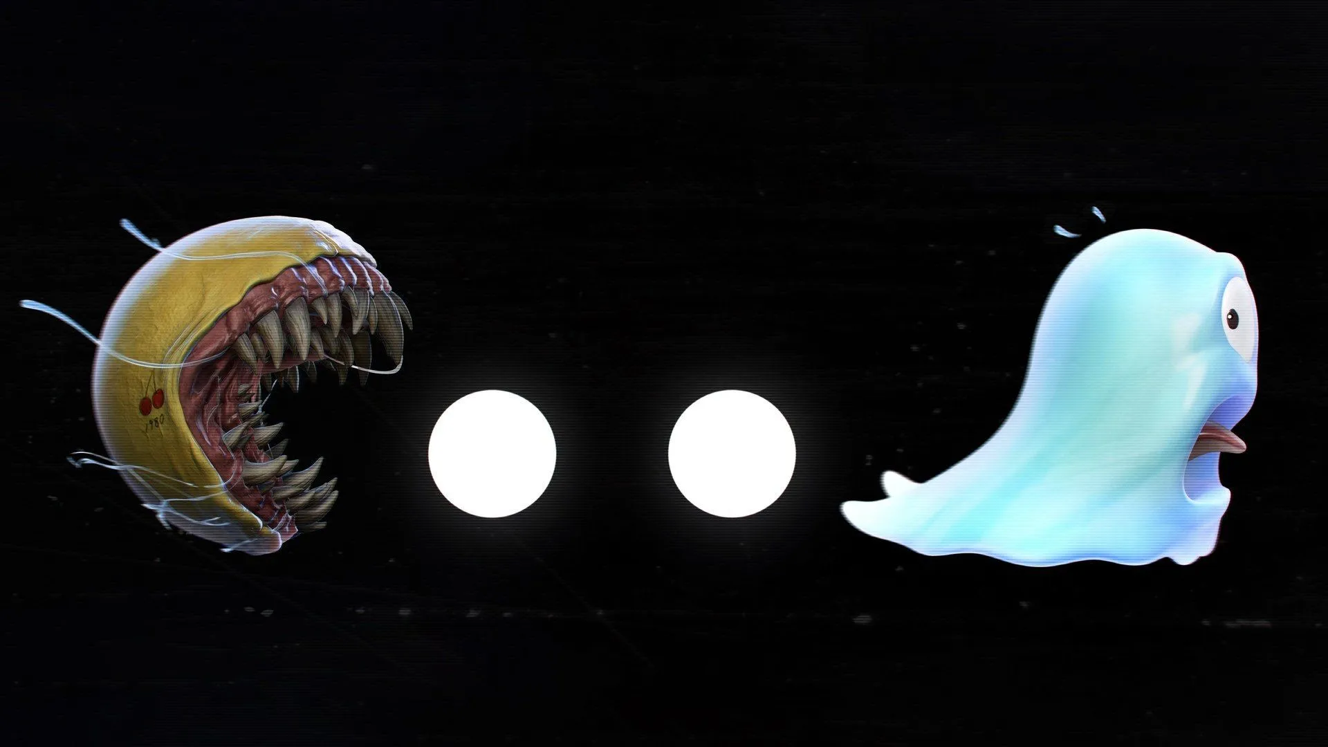 Download Venom Pac Man Ghost Video Game Crossover HD Wallpaperx1080