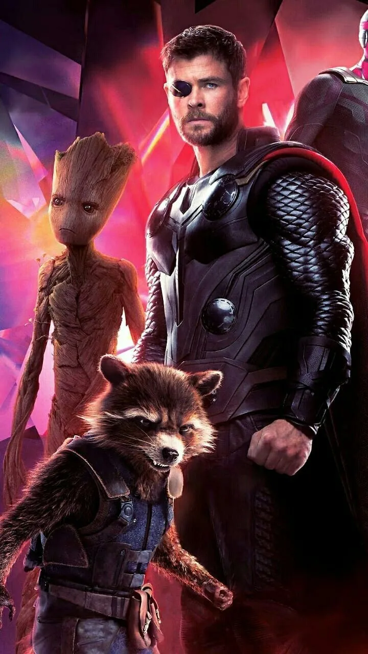 Avengers Infinity Wars Teen Groot Rocket Thor #avengers #Thor #marvel #infinity Wars