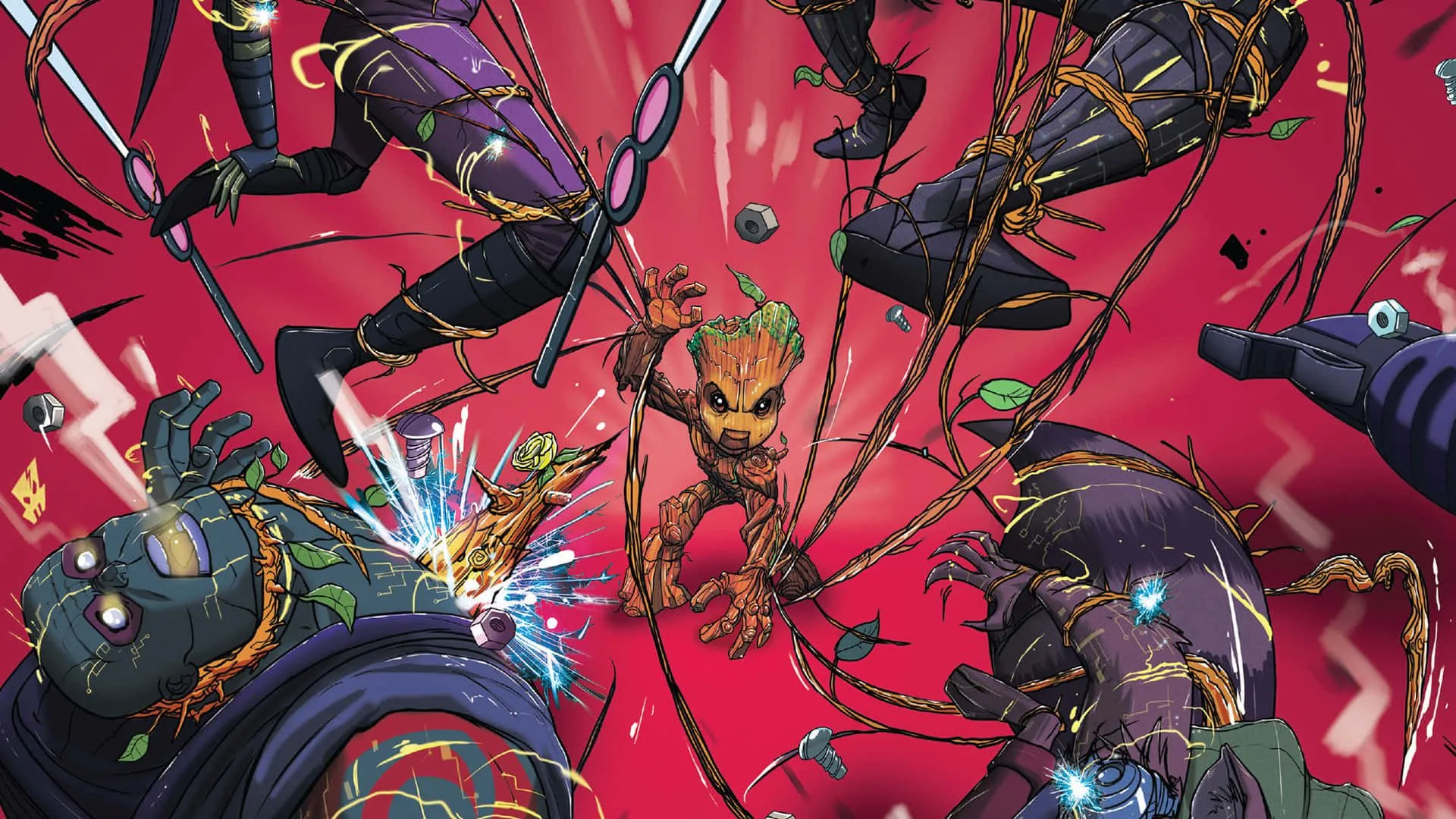 Download Image Groot and Rocket from Guardians Of The Galaxy 2 Wallpaper
