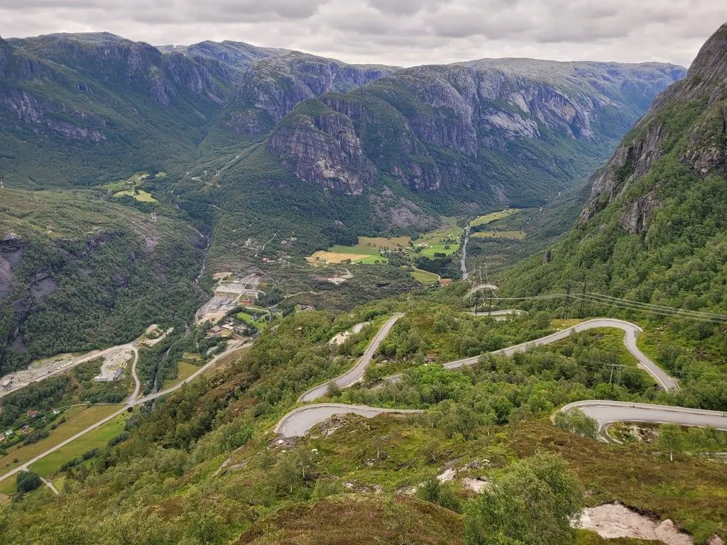 Lysebotn of the ascent