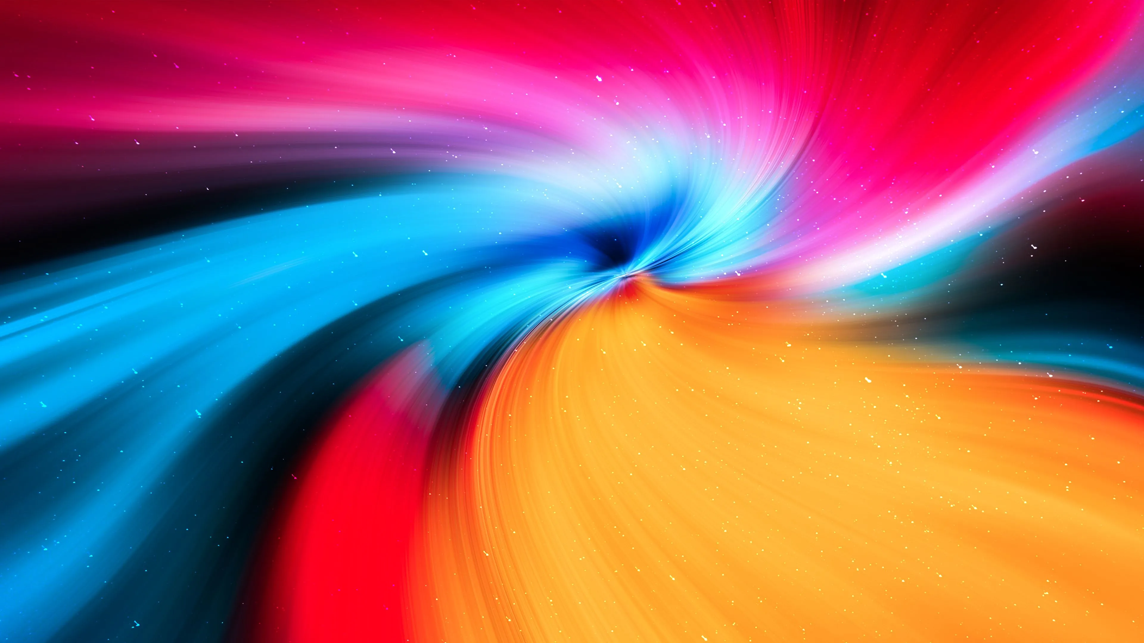 4K Ultra HD Abstract Color Vortex