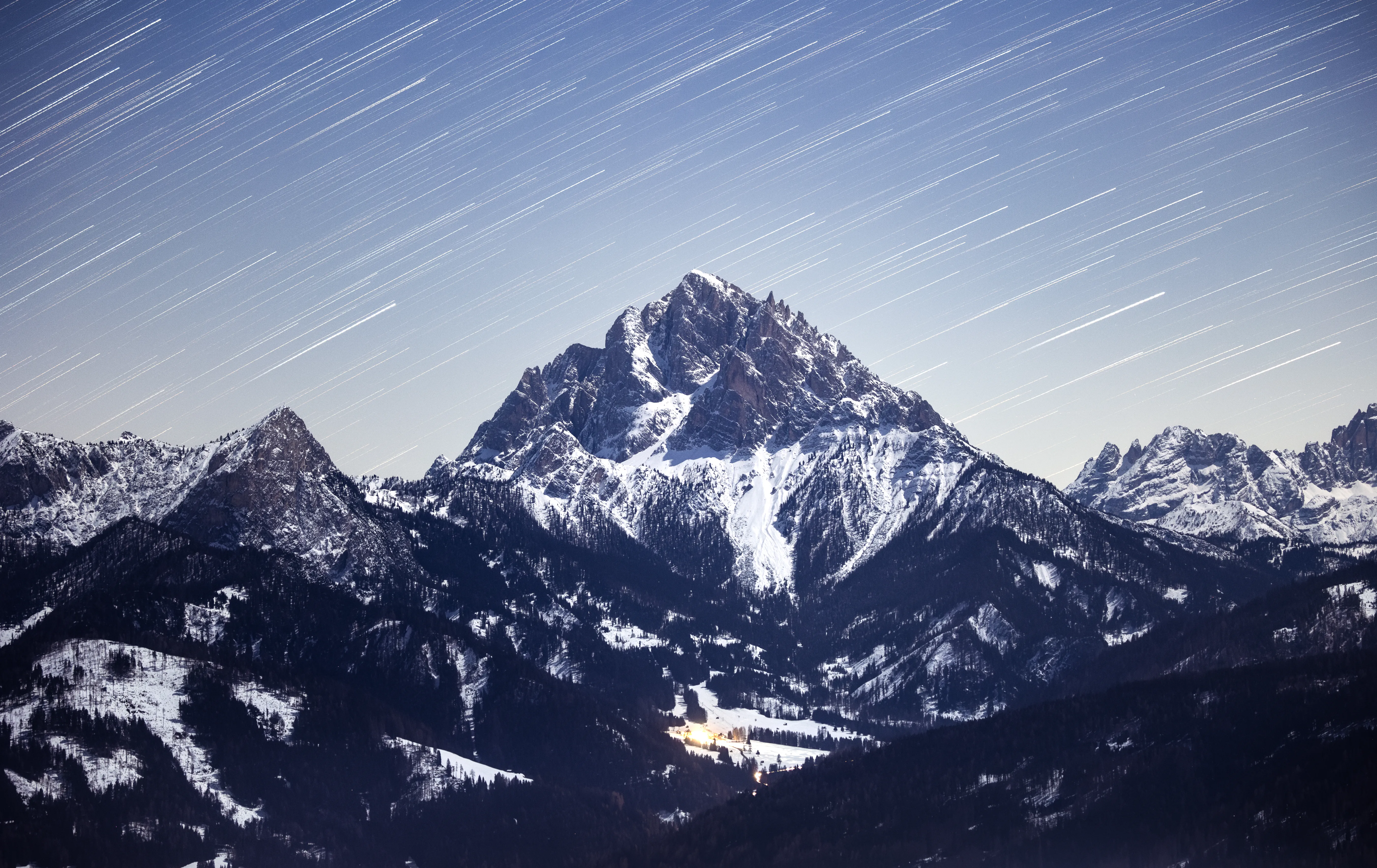 Starry Night over the Italian Dolomites · Free