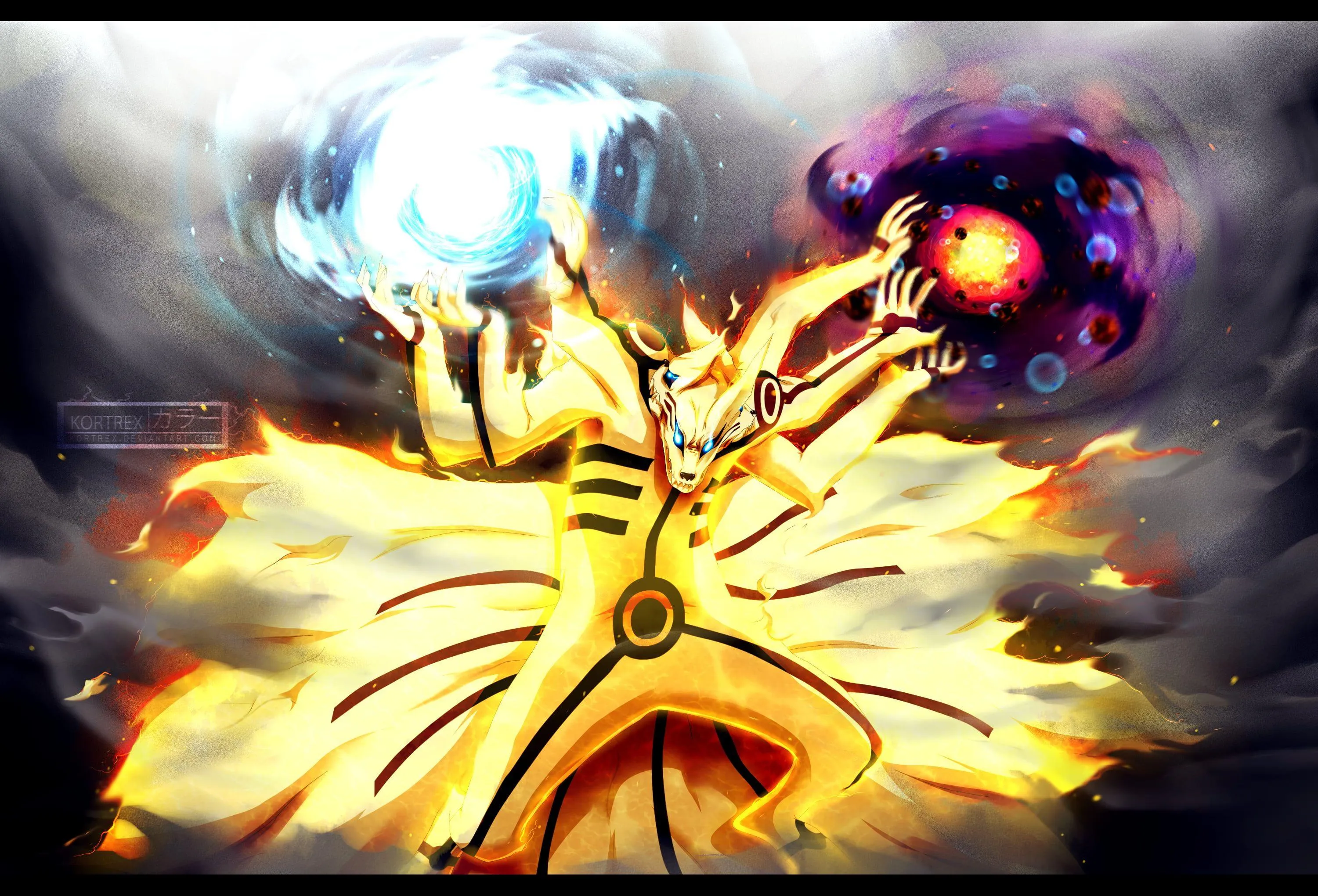 Naruto Kurama Mode Wallpaper