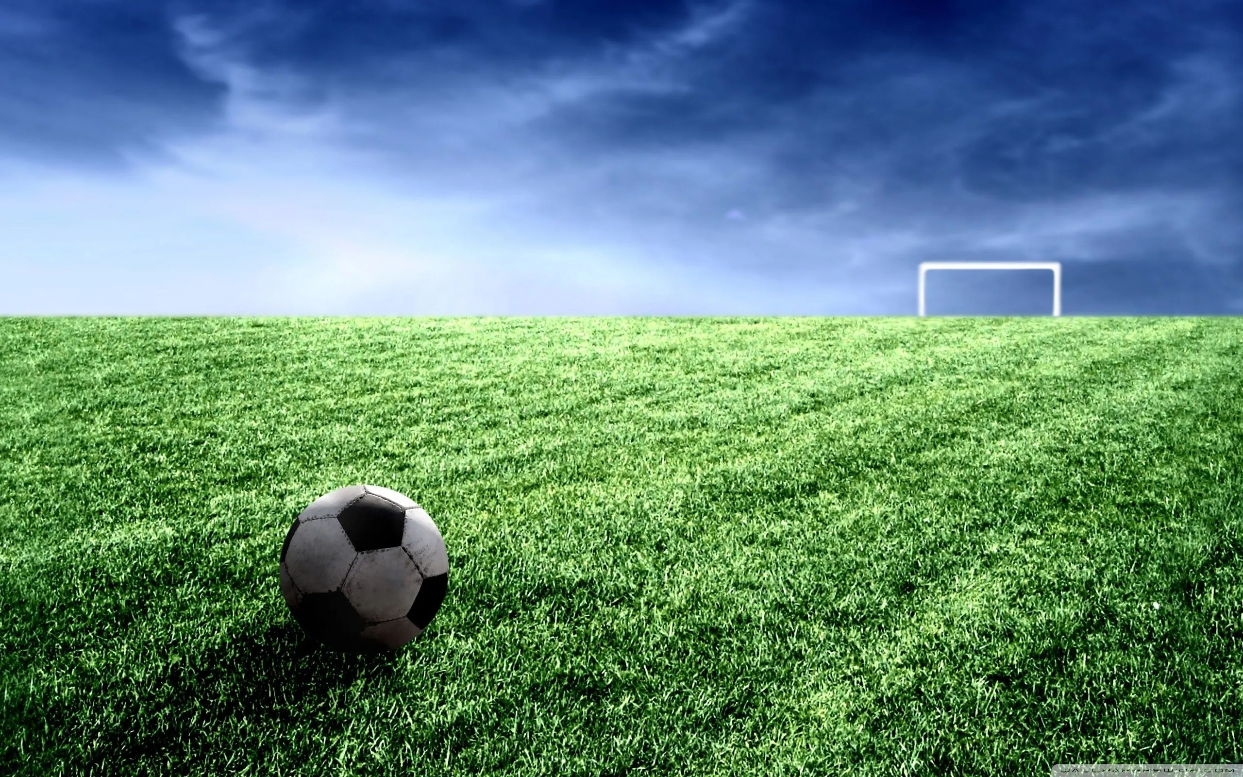 Soccer Field 4K UHD Wallpaper for UltraHD Desktop and TV, Dual Monitor, Smartphone and Tablet Devices