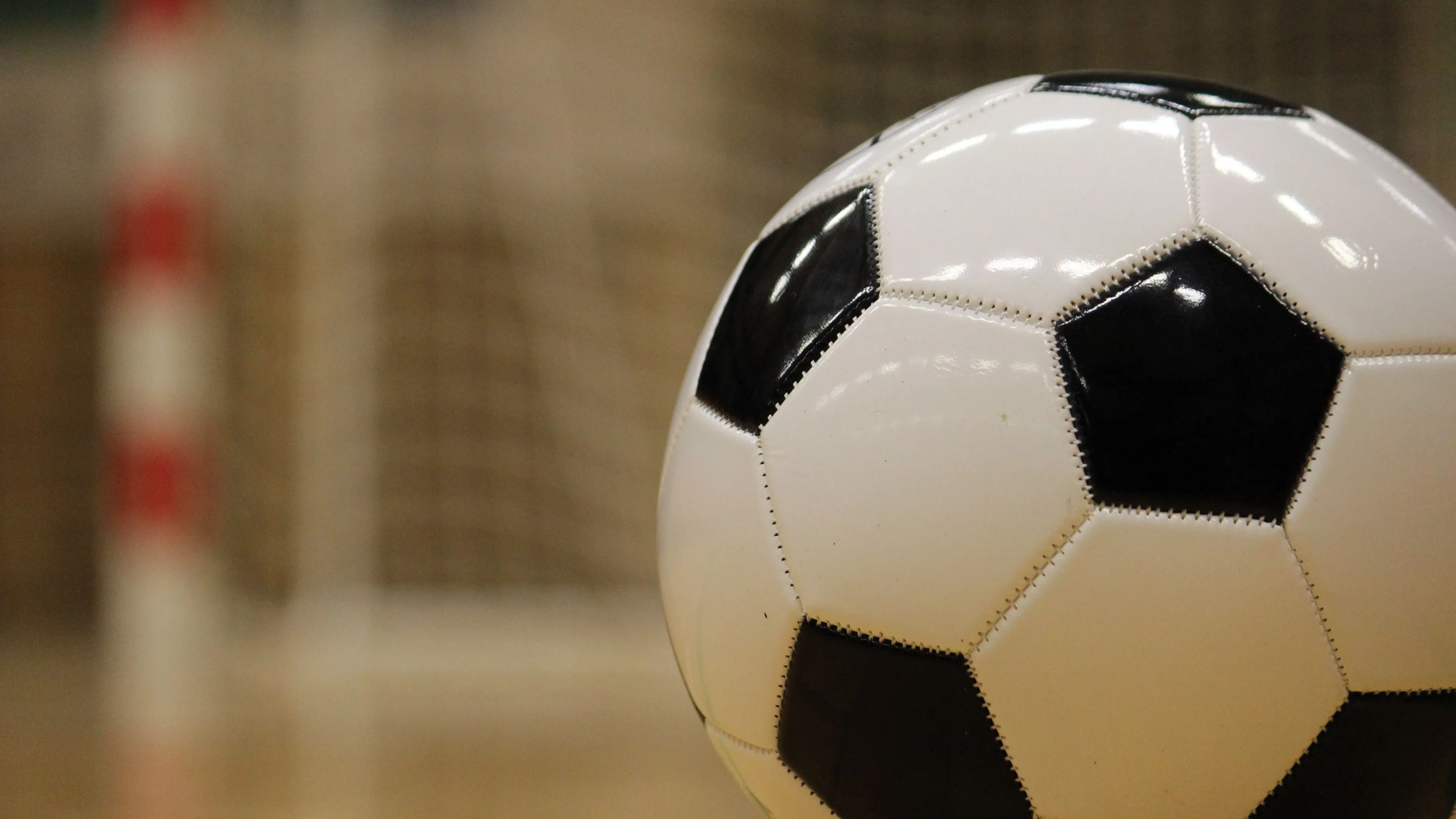 4K Ultra HD Soccer Ball Wallpaper Free 3840x2160 High Quality Background
