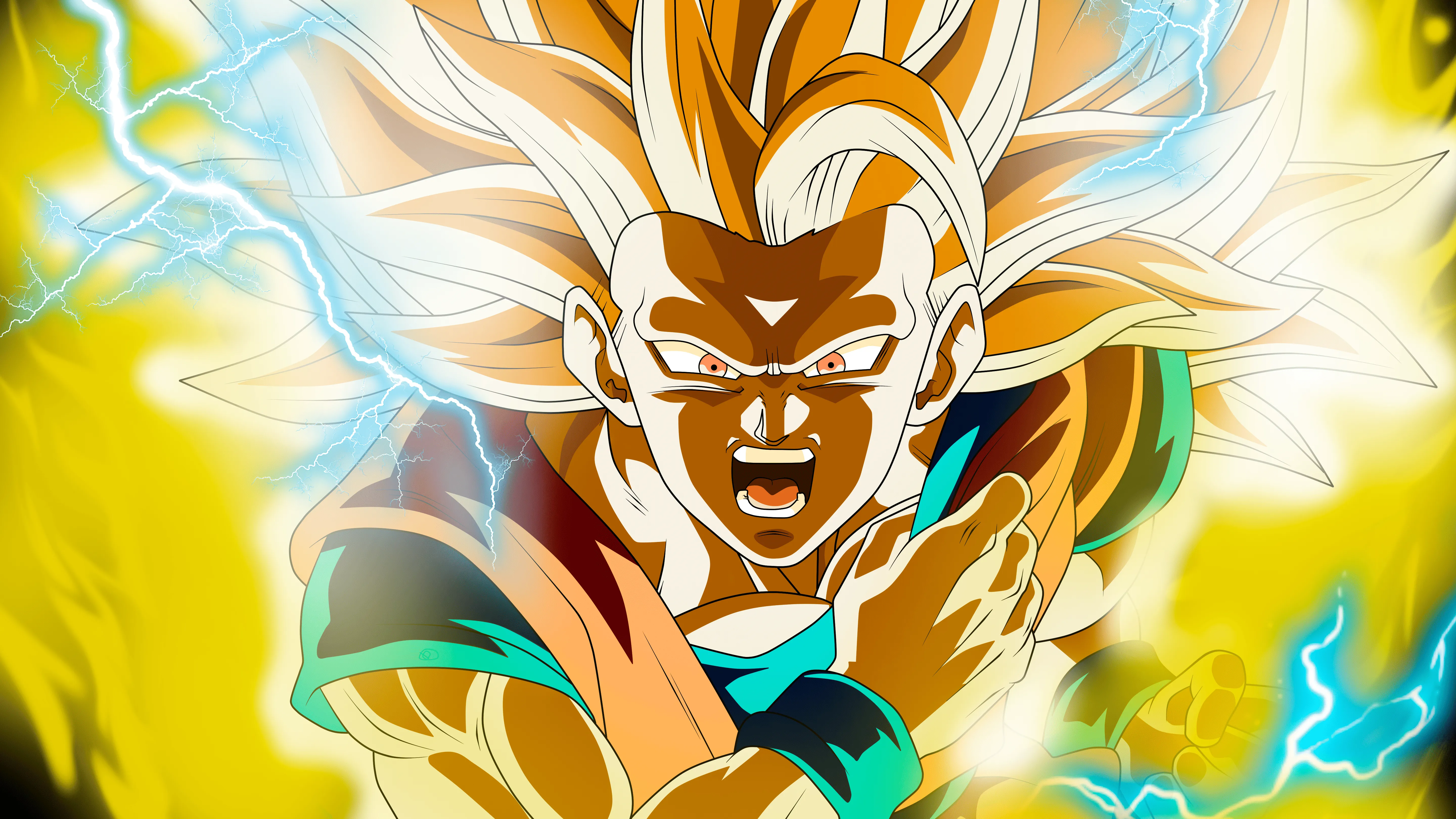 Dragon Ball Super Goku Super Saiyan 3 4K Ultra HD Wallpaper Edition