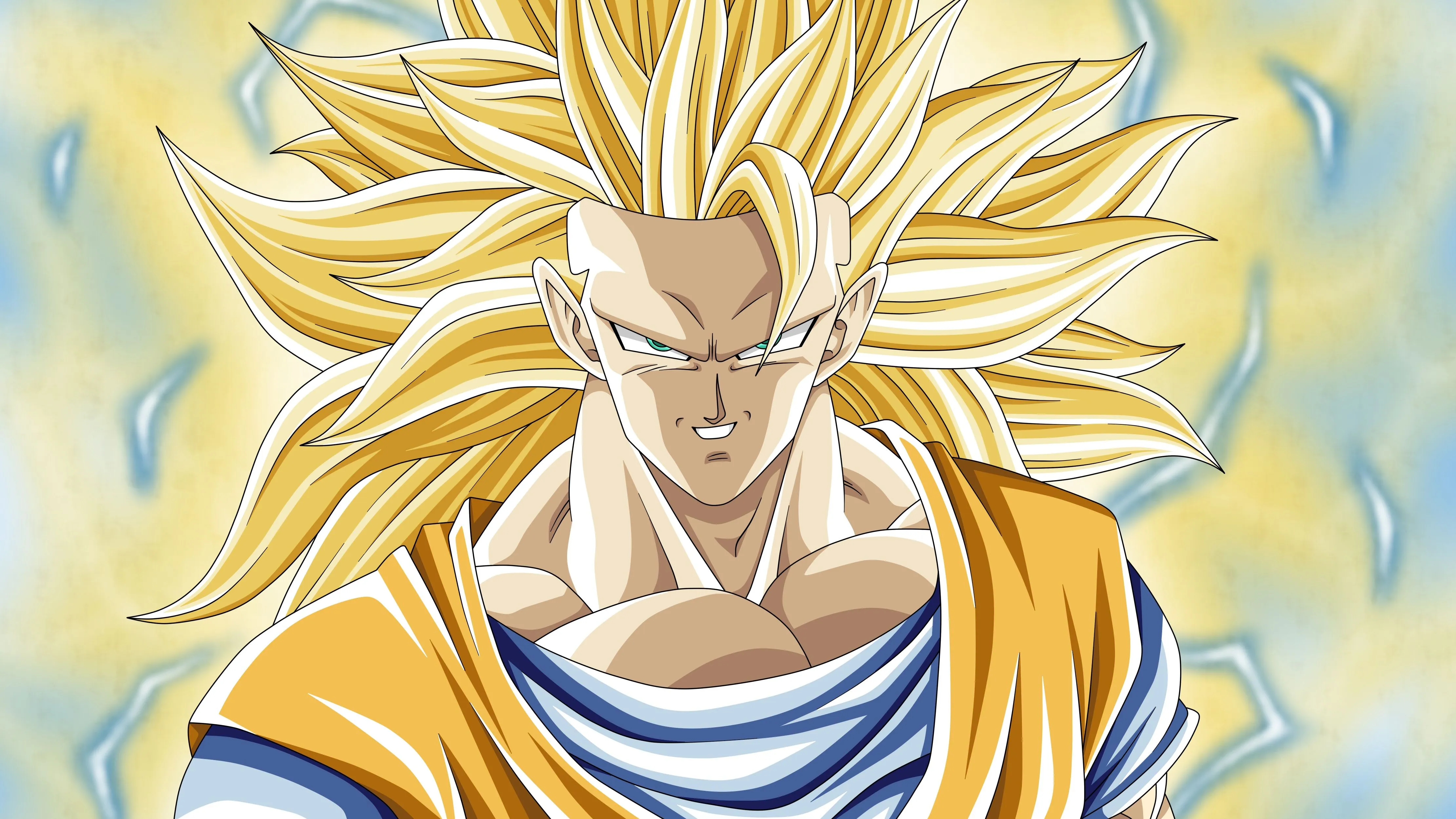 Download Super Saiyan 3 Goku Anime Dragon Ball Z 4k Ultra HD Wallpaperx2499