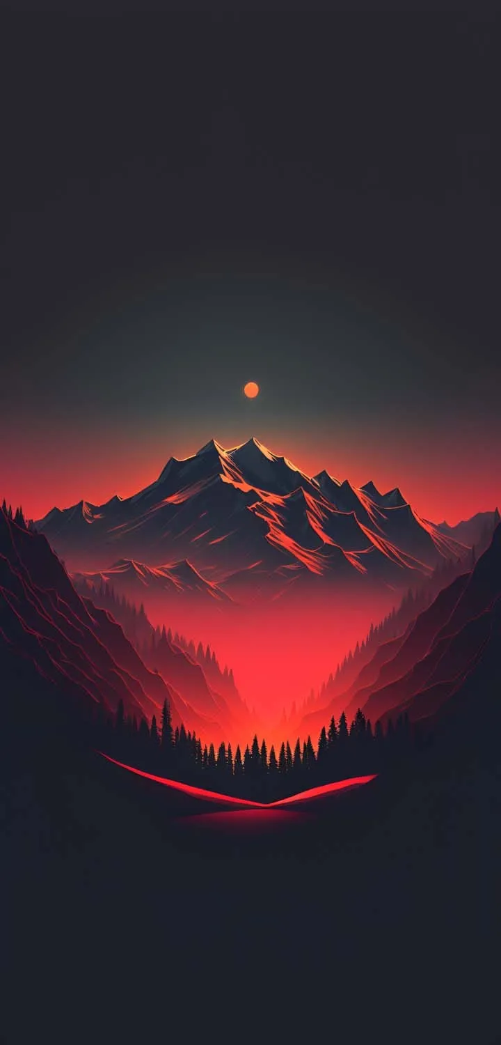 Dark Mountains IPhone Wallpaper HD Wallpaper, iPhone Wallpaper