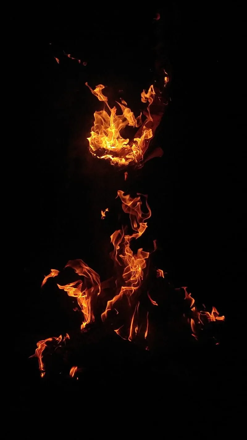 Dark fire, dark, fire, HD phone wallpaper