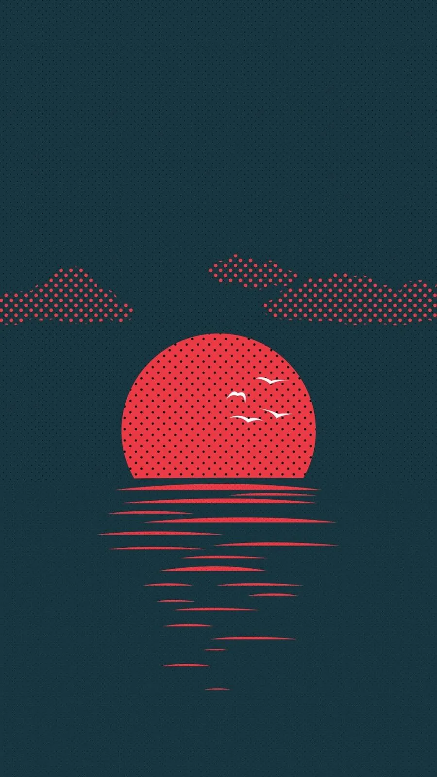 Sunset Minimalist Mobile Wallpaper Mobile Walls