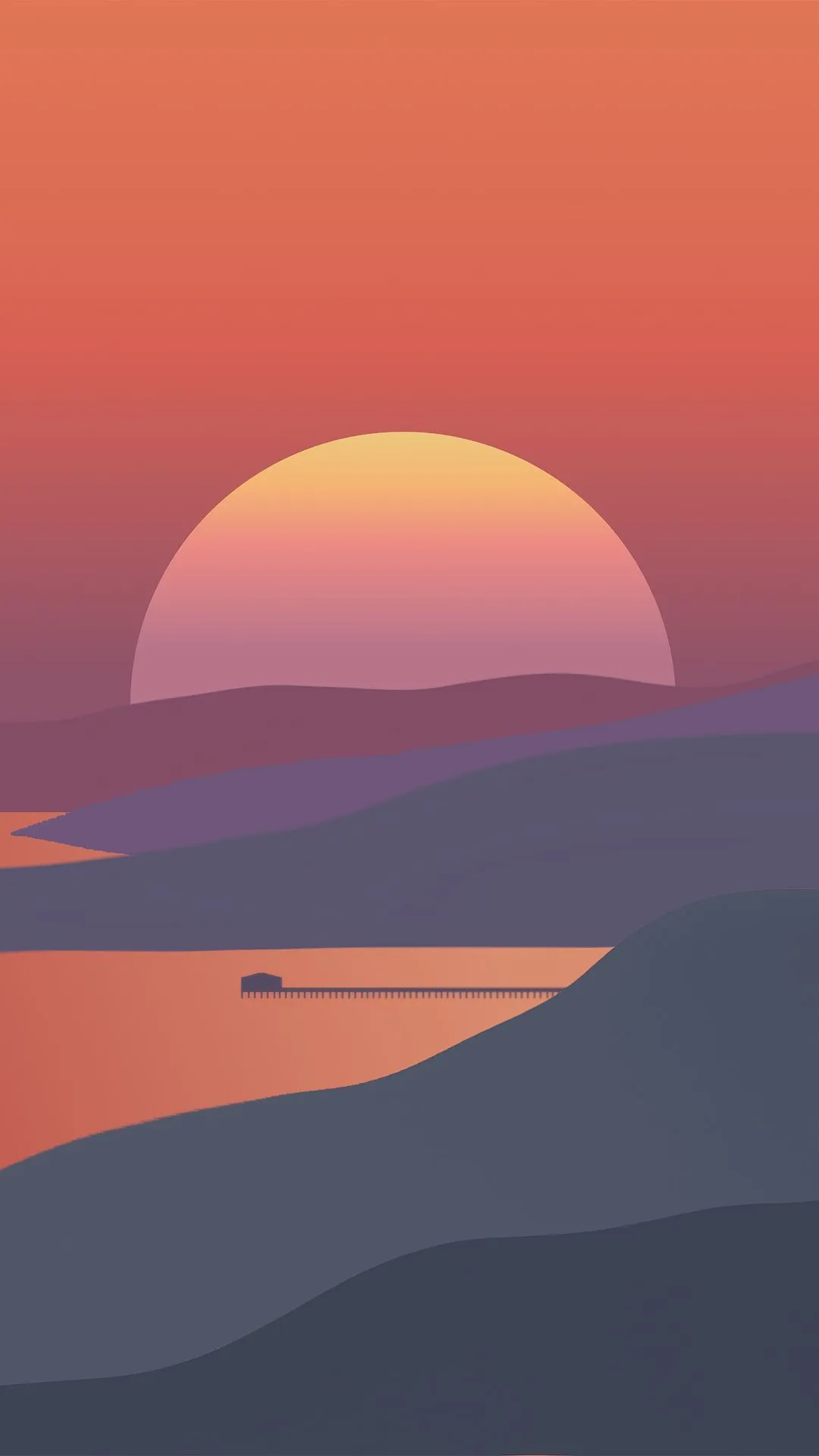 Sunset Minimal 5k iPhone 7, 6s, 6 Plus, Pixel xl , One Plus 3, 3t, 5, HD 4k Wallpaper, Image, Background, Photos and Picture